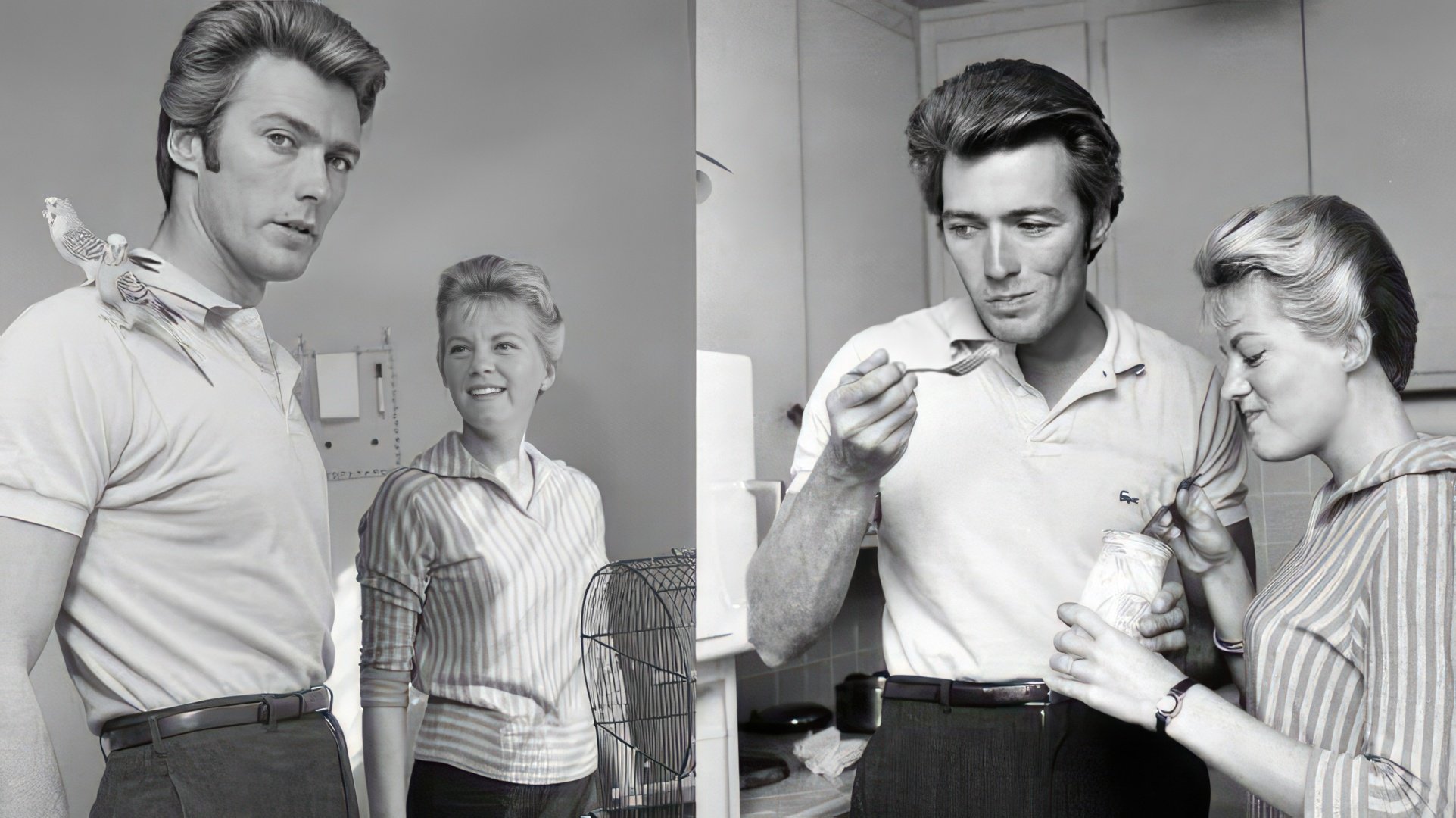 Clint Eastwood y su primera esposa