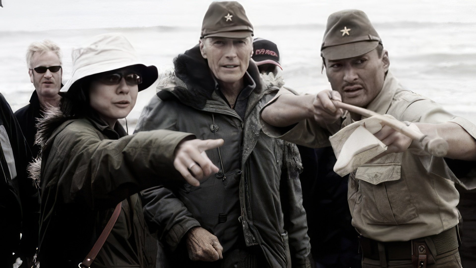 Clint Eastwood en el rodaje de Letters from Iwo Jima