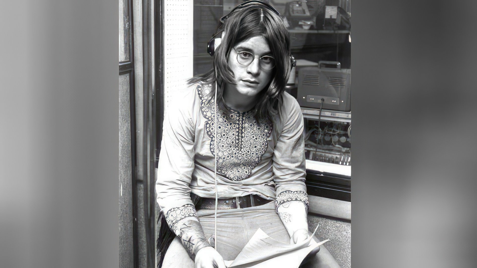 El joven Ozzy Osbourne al inicio de su carrera