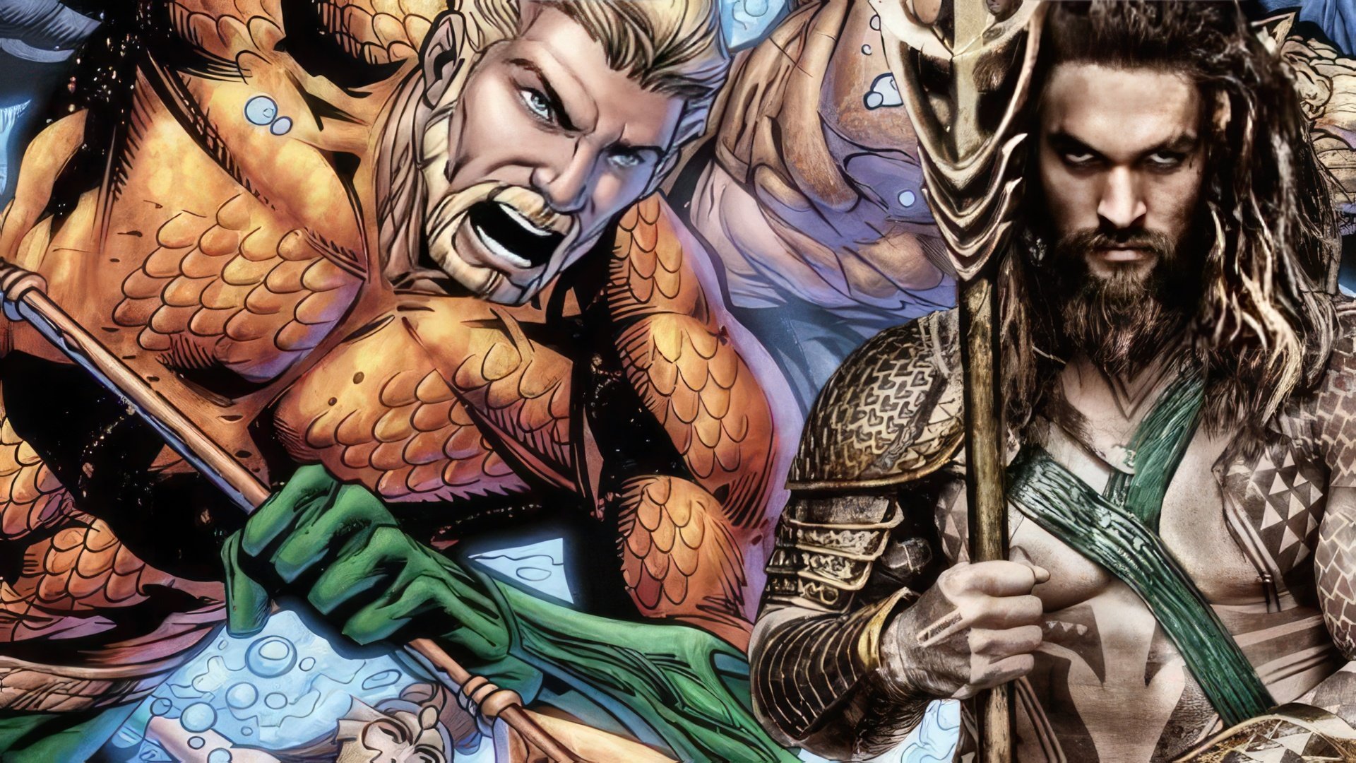 Aquaman en la película y el cómic