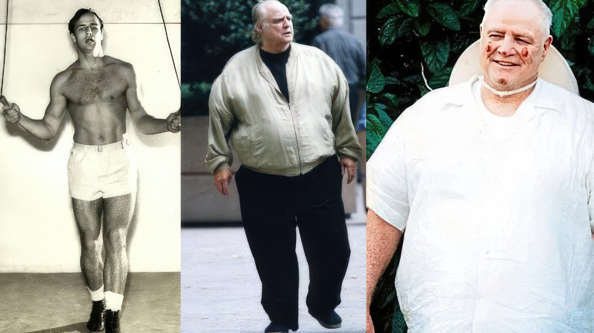 Al final de su vida, Marlon Brando engordó debido a problemas de salud