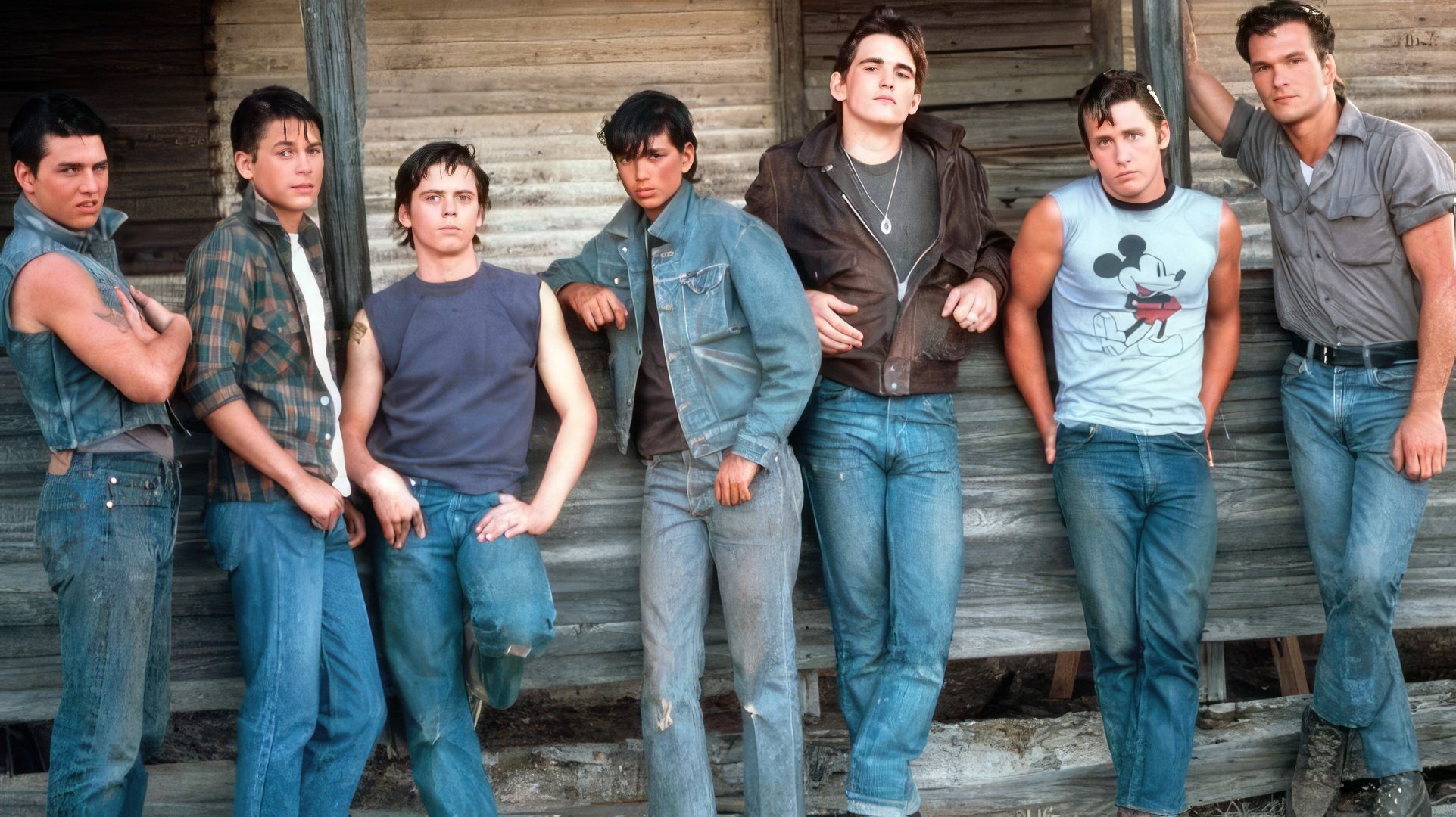 En el set de The Outsiders