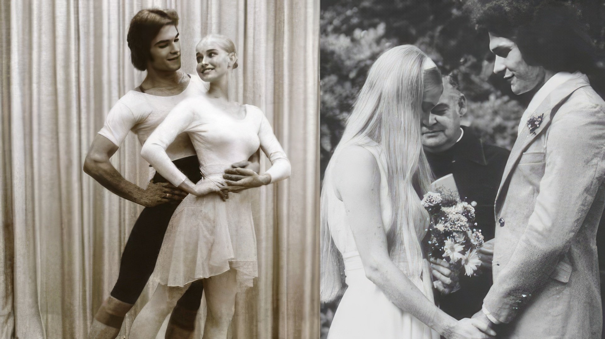 Patrick Swayze y Lisa Niemi en su juventud