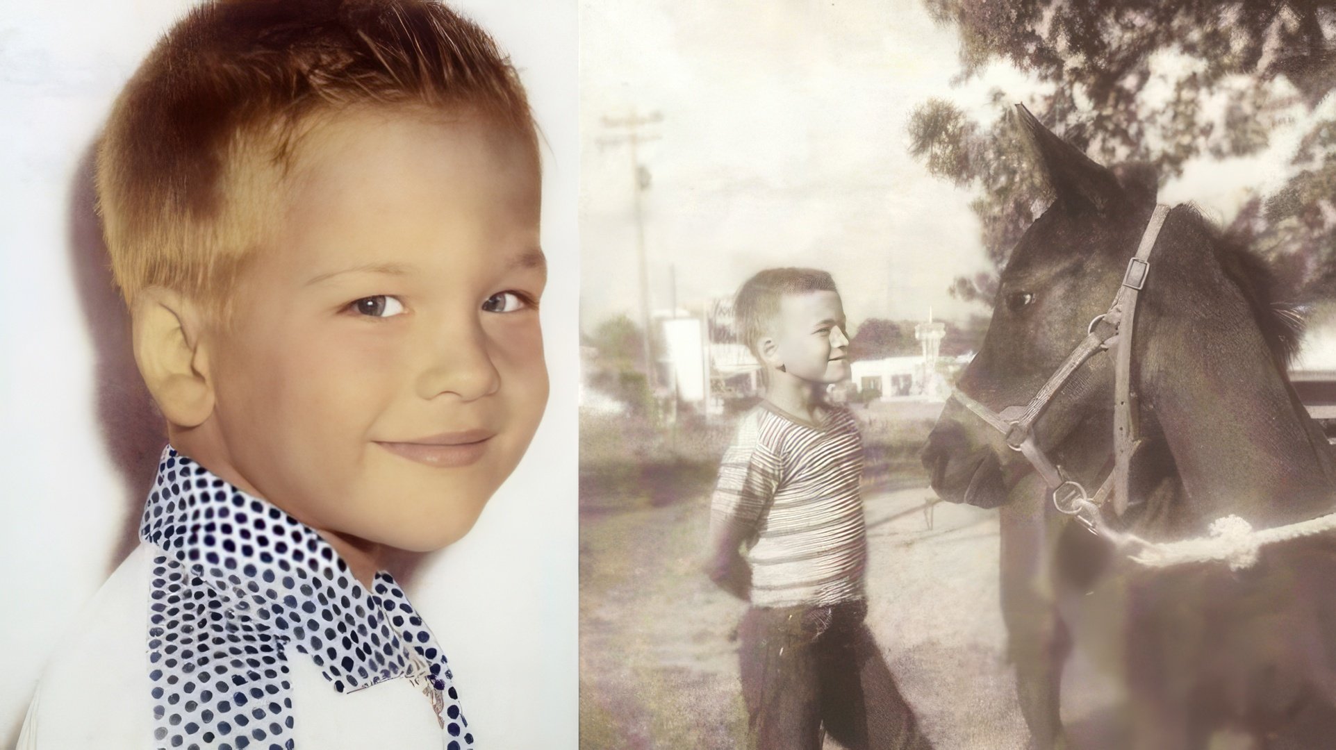 Patrick Swayze en la infancia