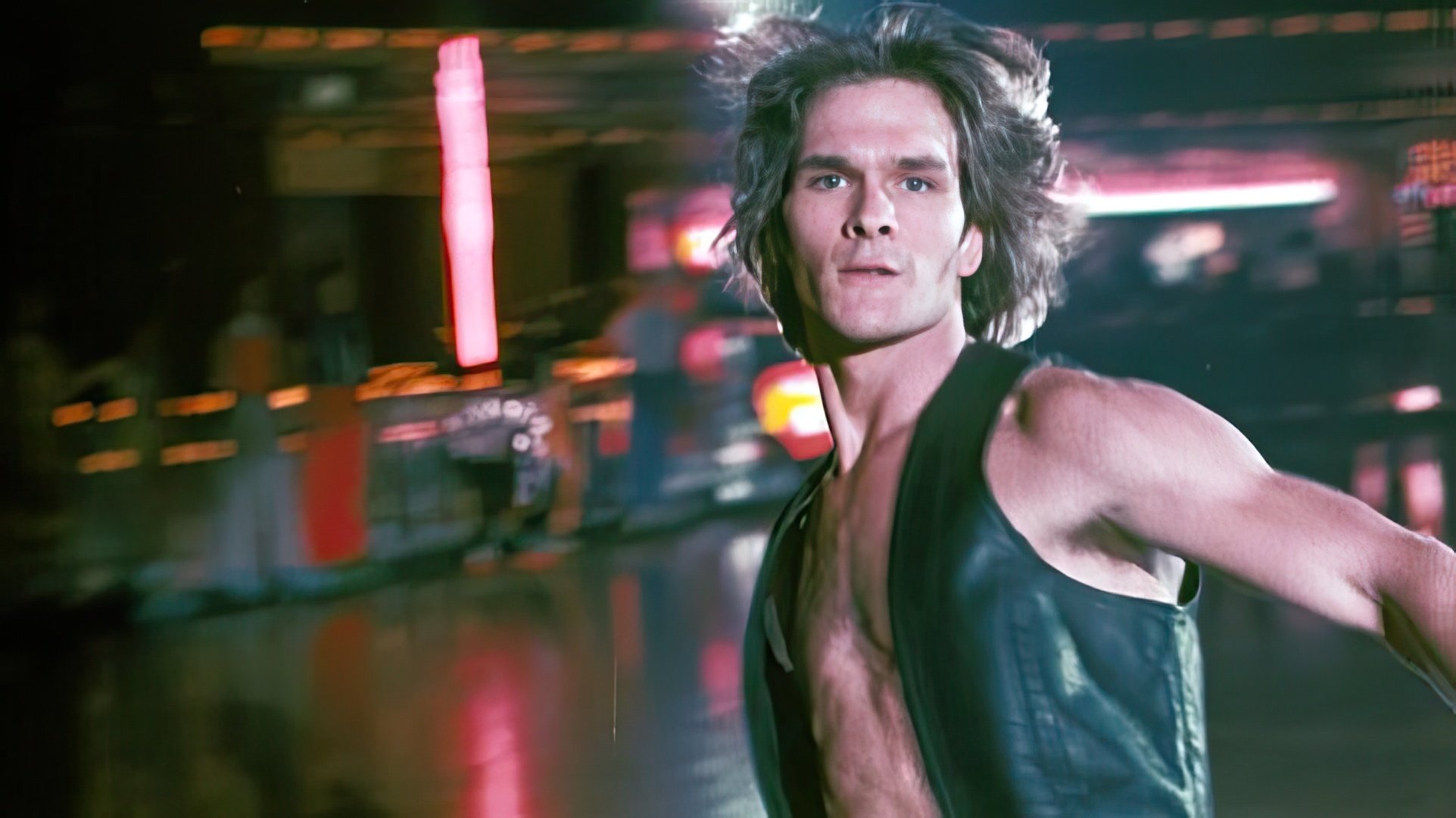 Primer papel de Patrick Swayze (Skatetown)
