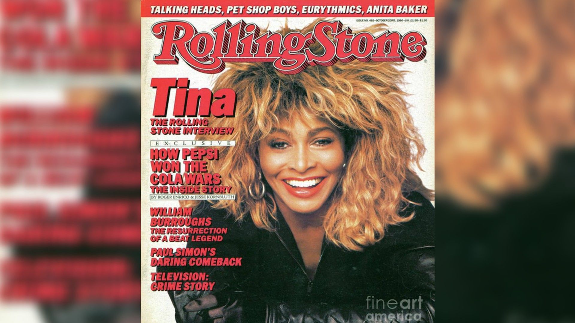 Tina Turner en la portada de Rolling Stone