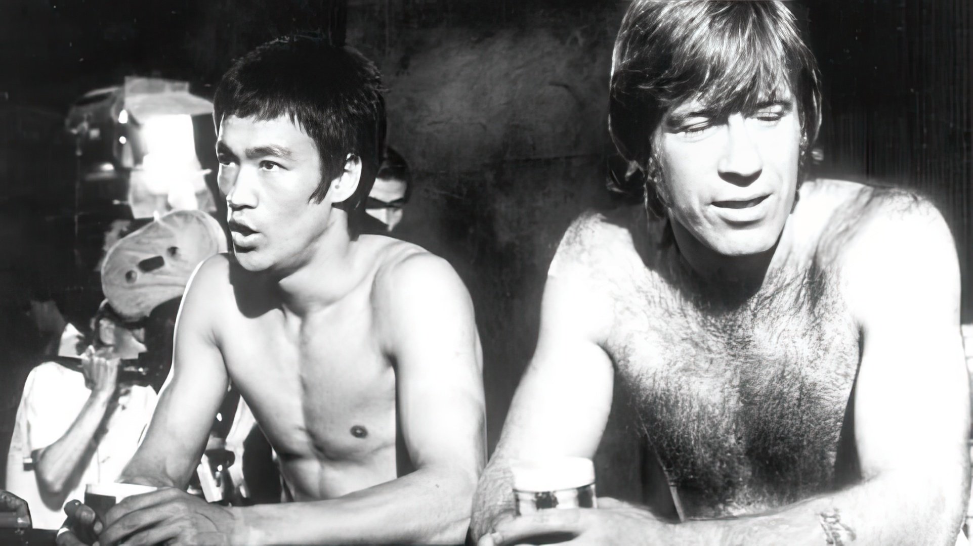 En el set de la película 'The Way of the Dragon'