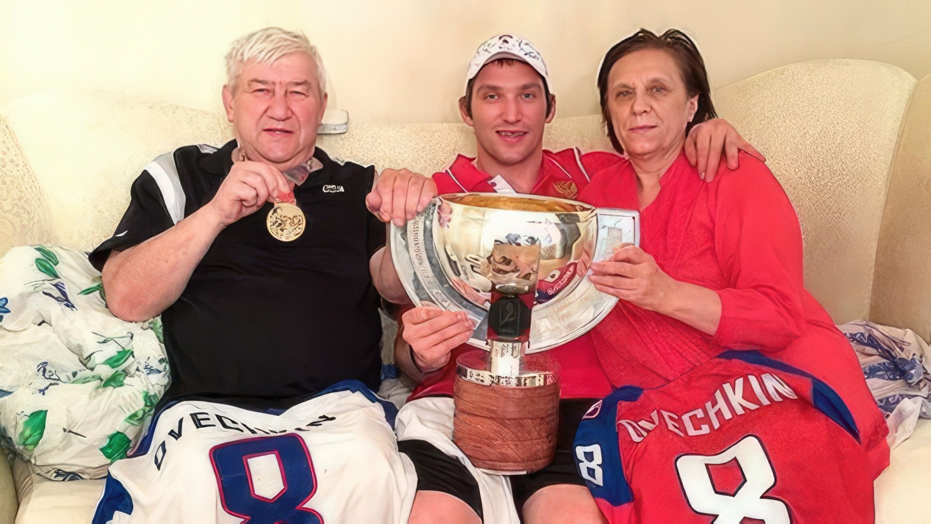 Los padres de Aleksandr Ovechkin fueron atletas destacados