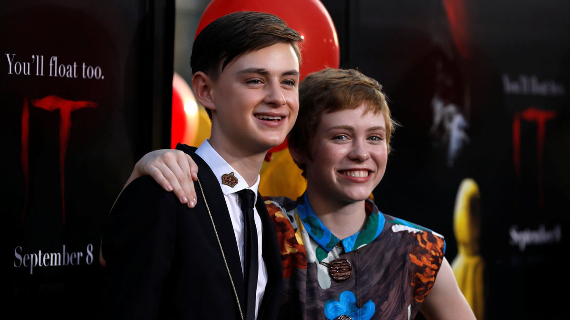 Sofie Lillis y Jaeden Martell