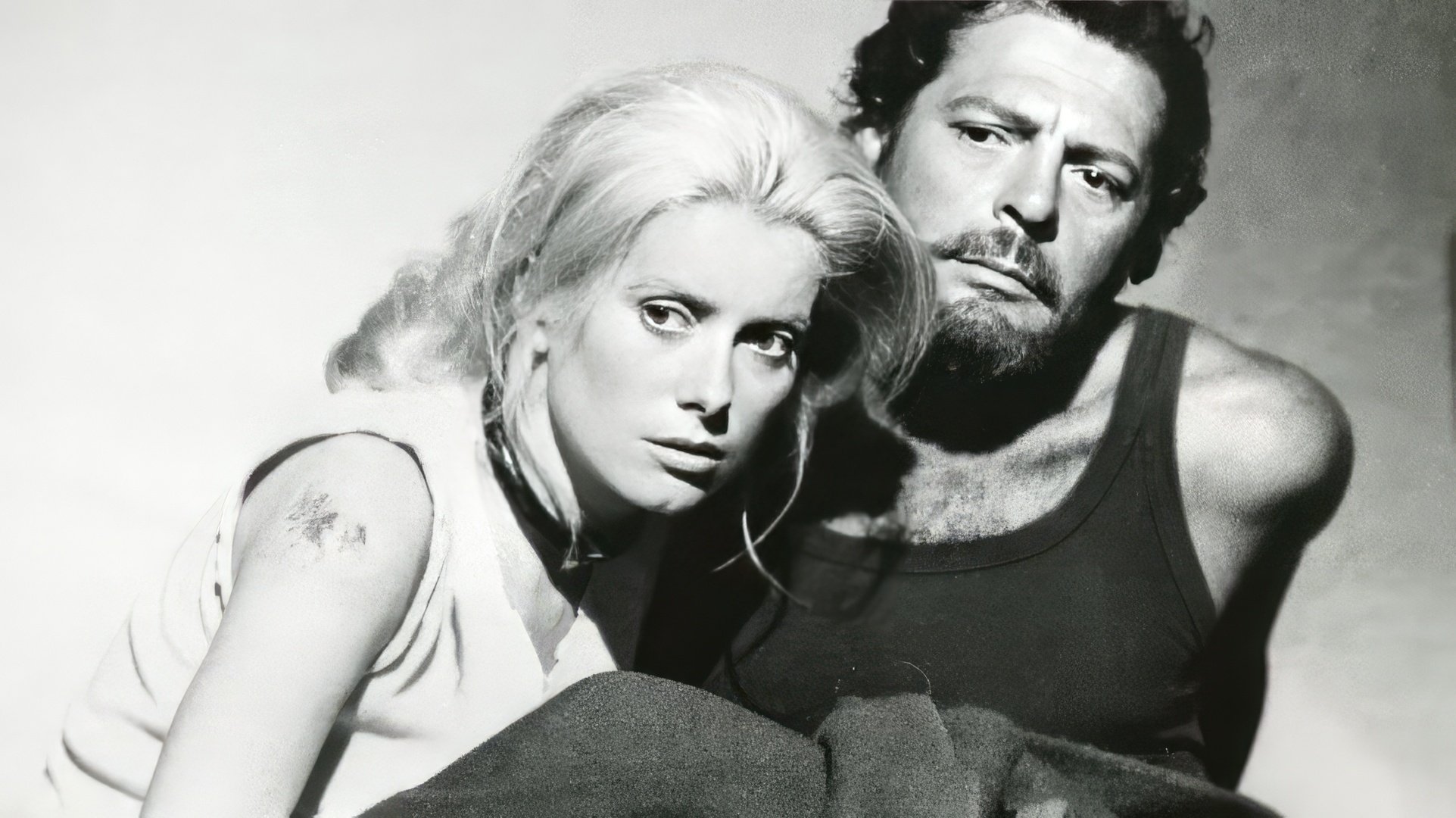 Catherine Deneuve y Marcello Mastroianni
