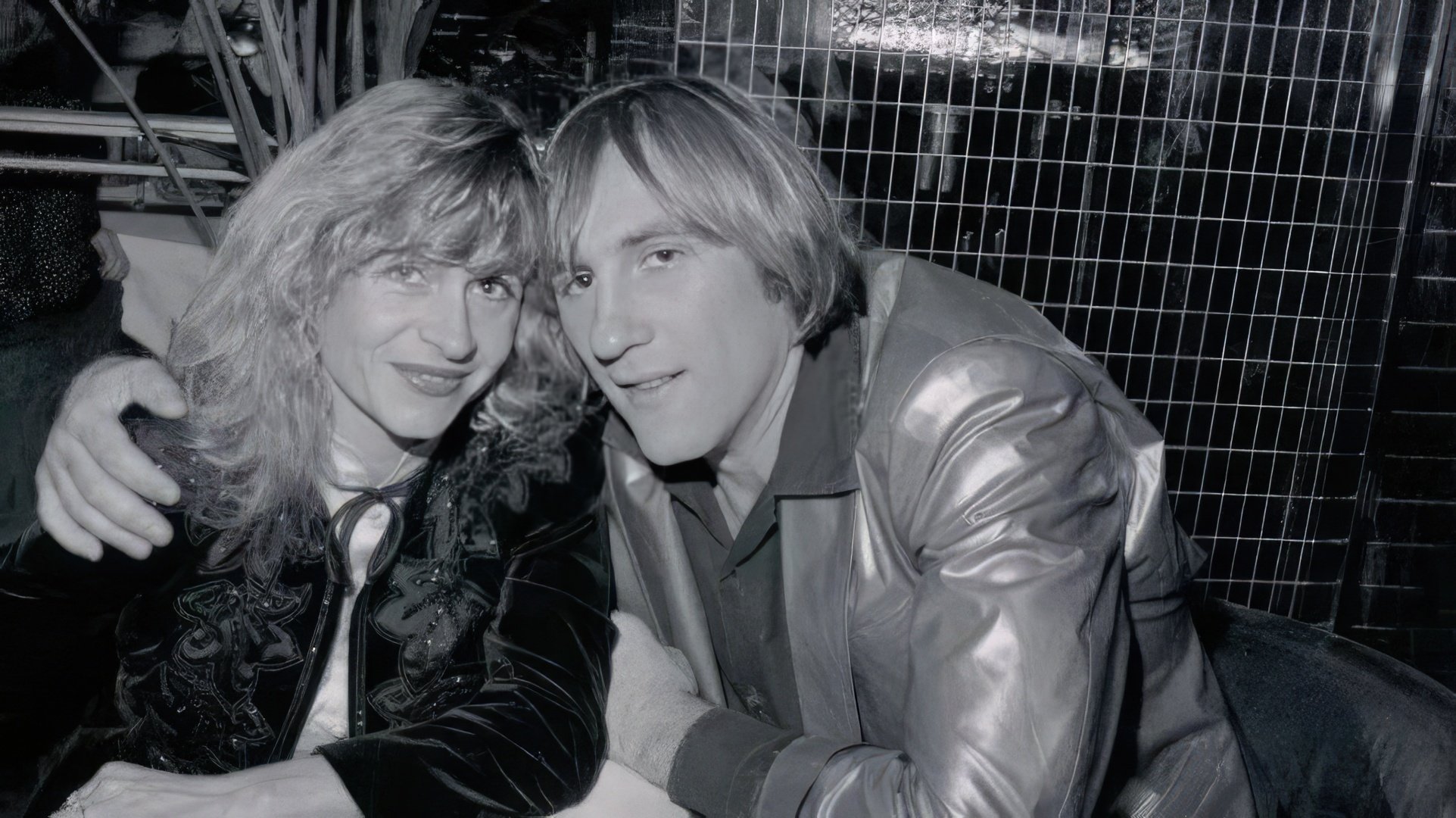 Gérard Depardieu y Élisabeth Guignot