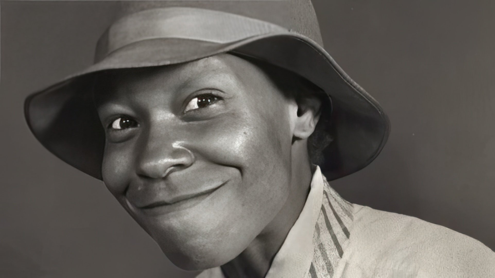 La joven actriz Whoopi Goldberg (The Spook Show, 1984)