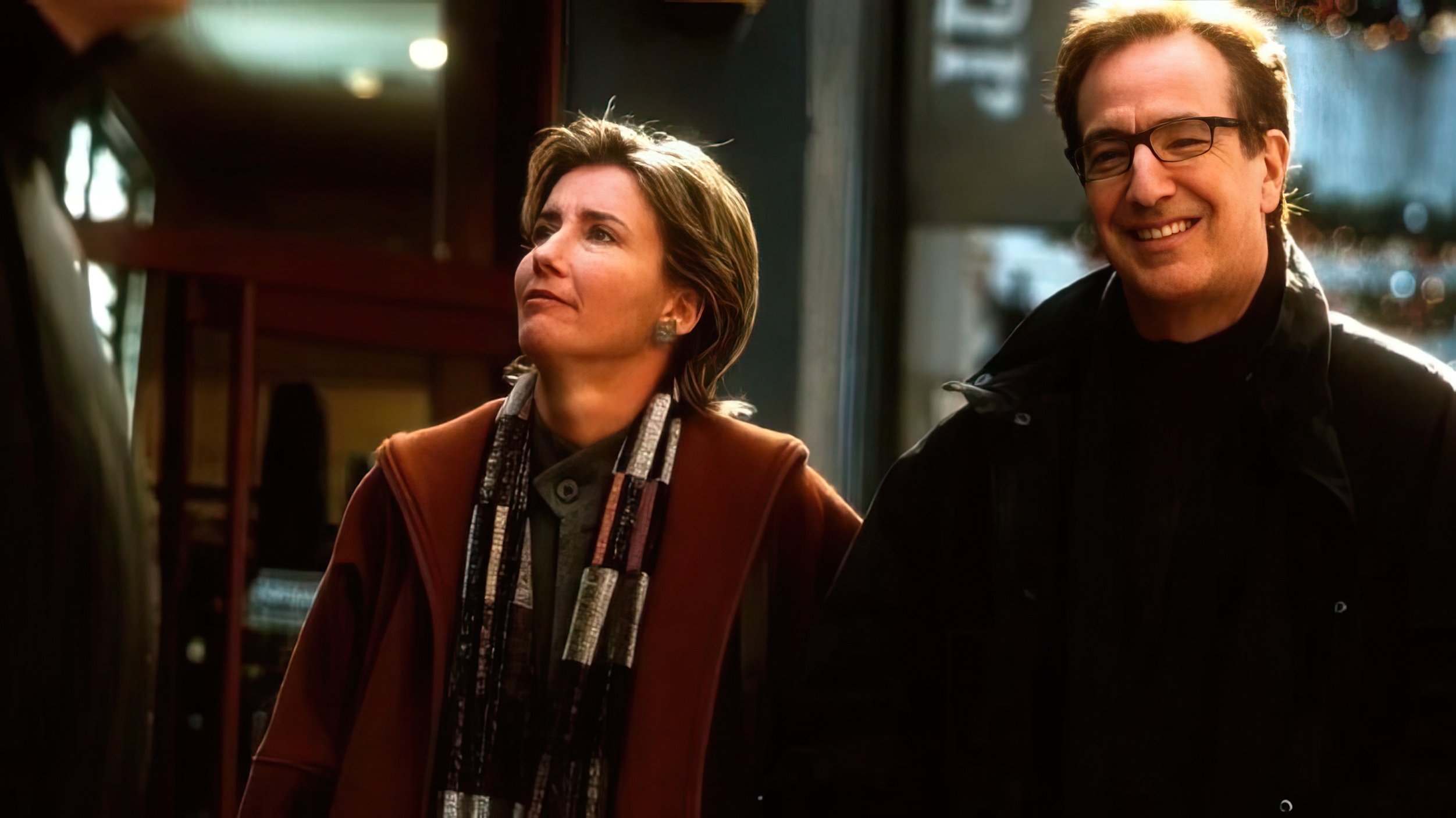 Emma Thompson y Alan Rickman ('Love Actually')