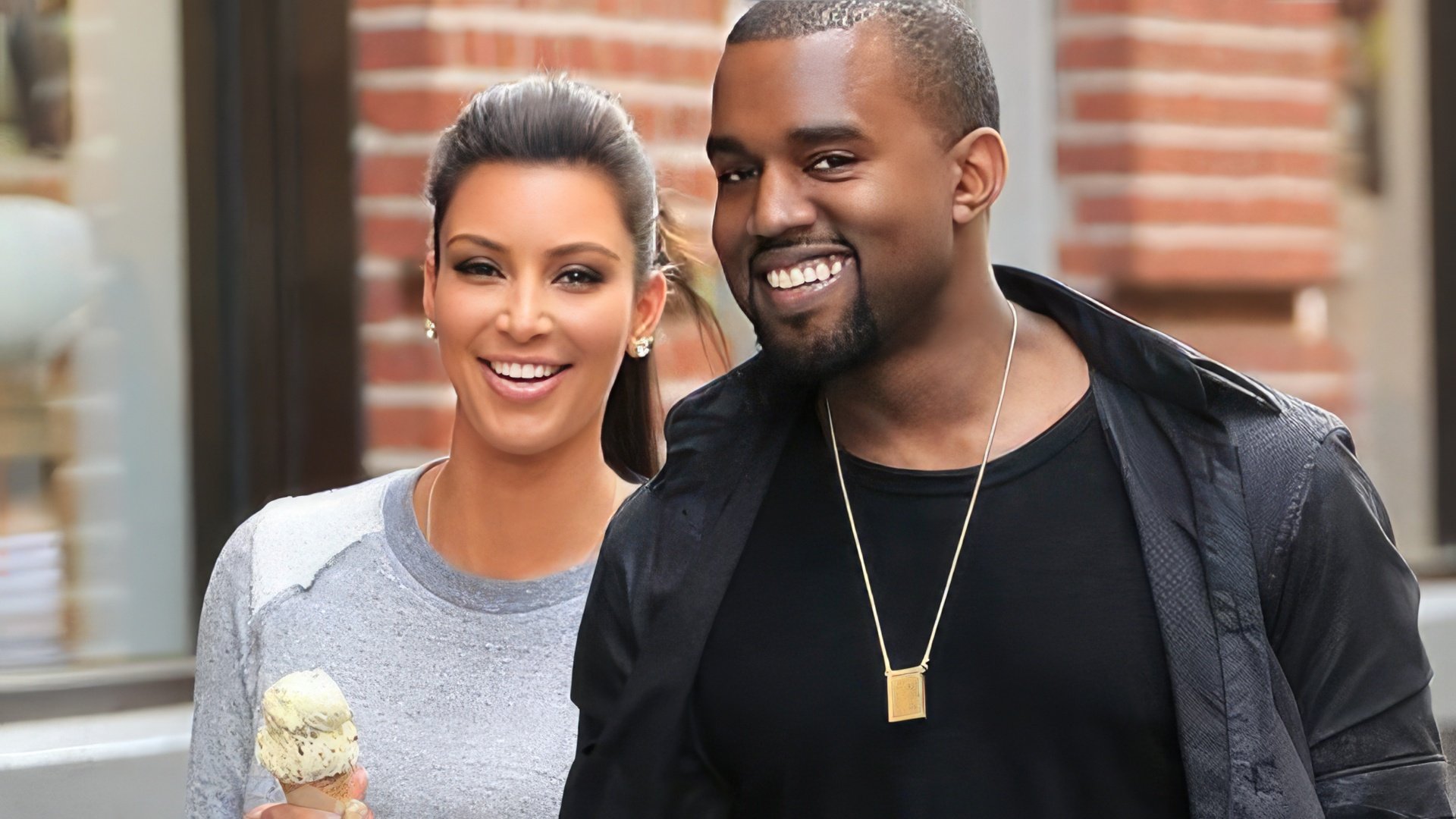 Kanye West y Kim Kardashian