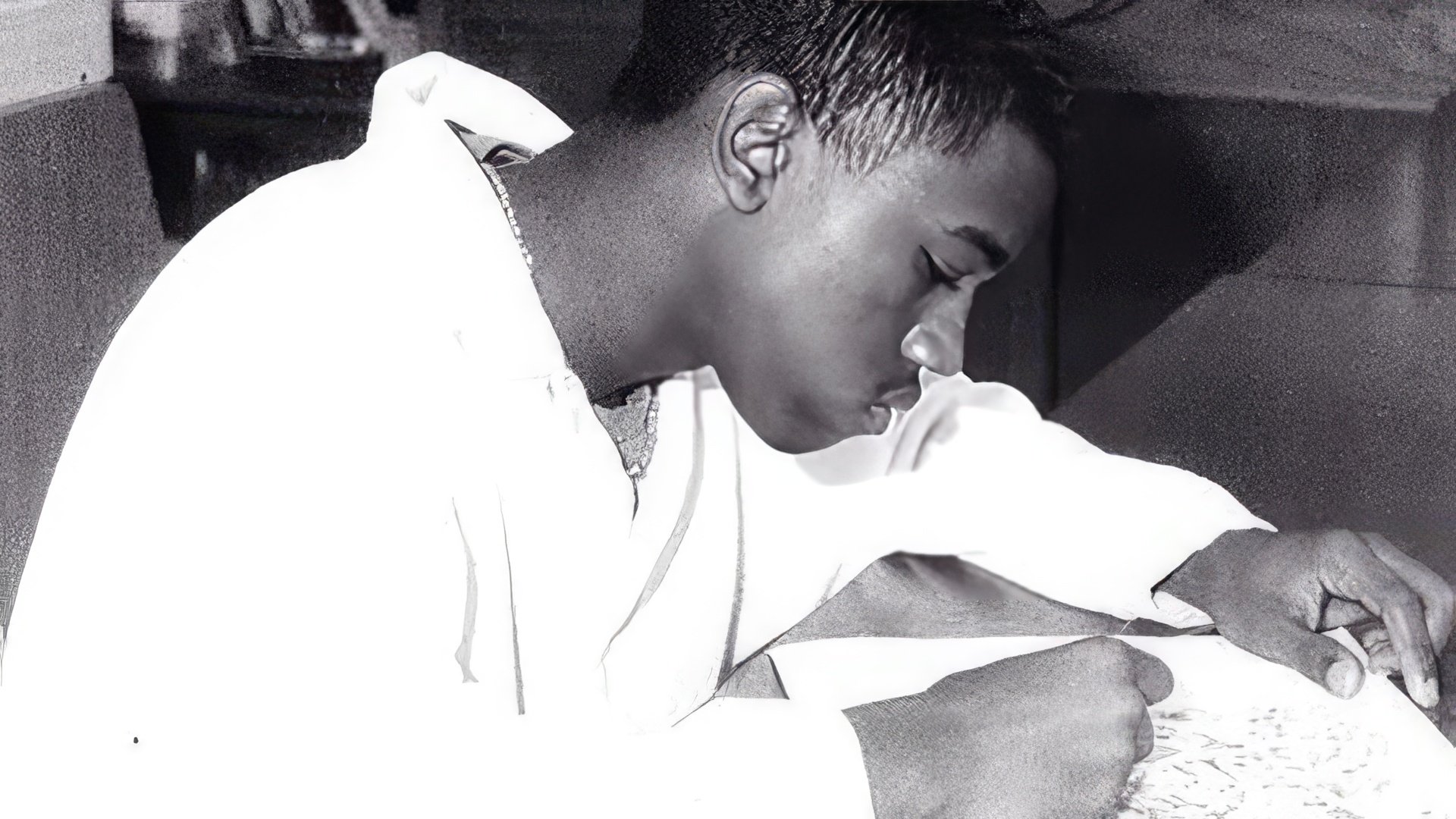 Kanye West en su juventud