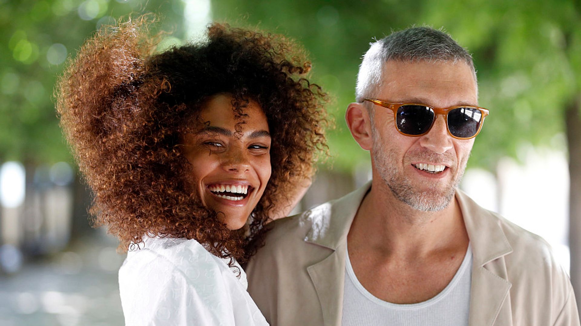 Vincent Cassel y Tina Kunakey