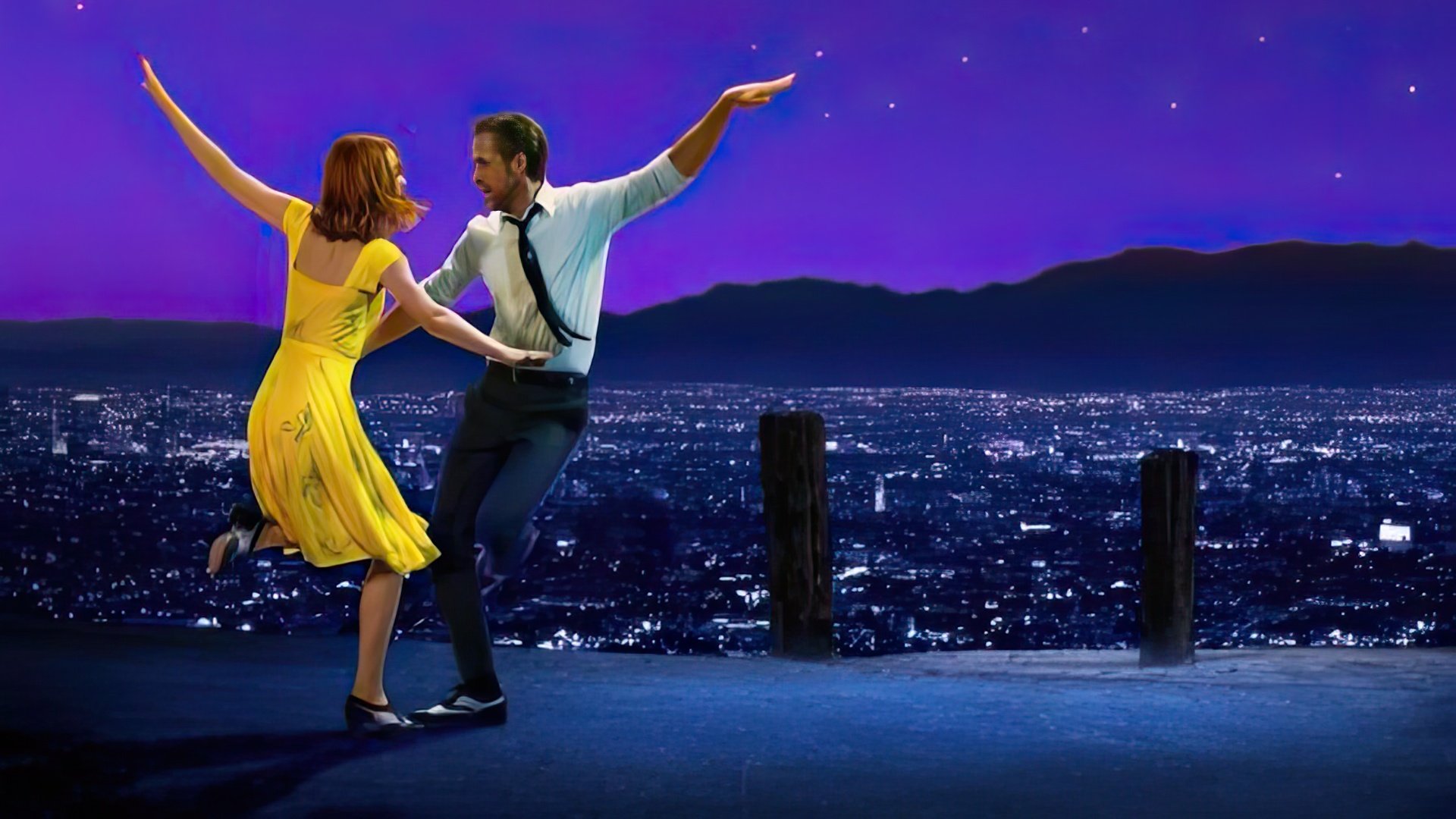 Una escena de La La Land