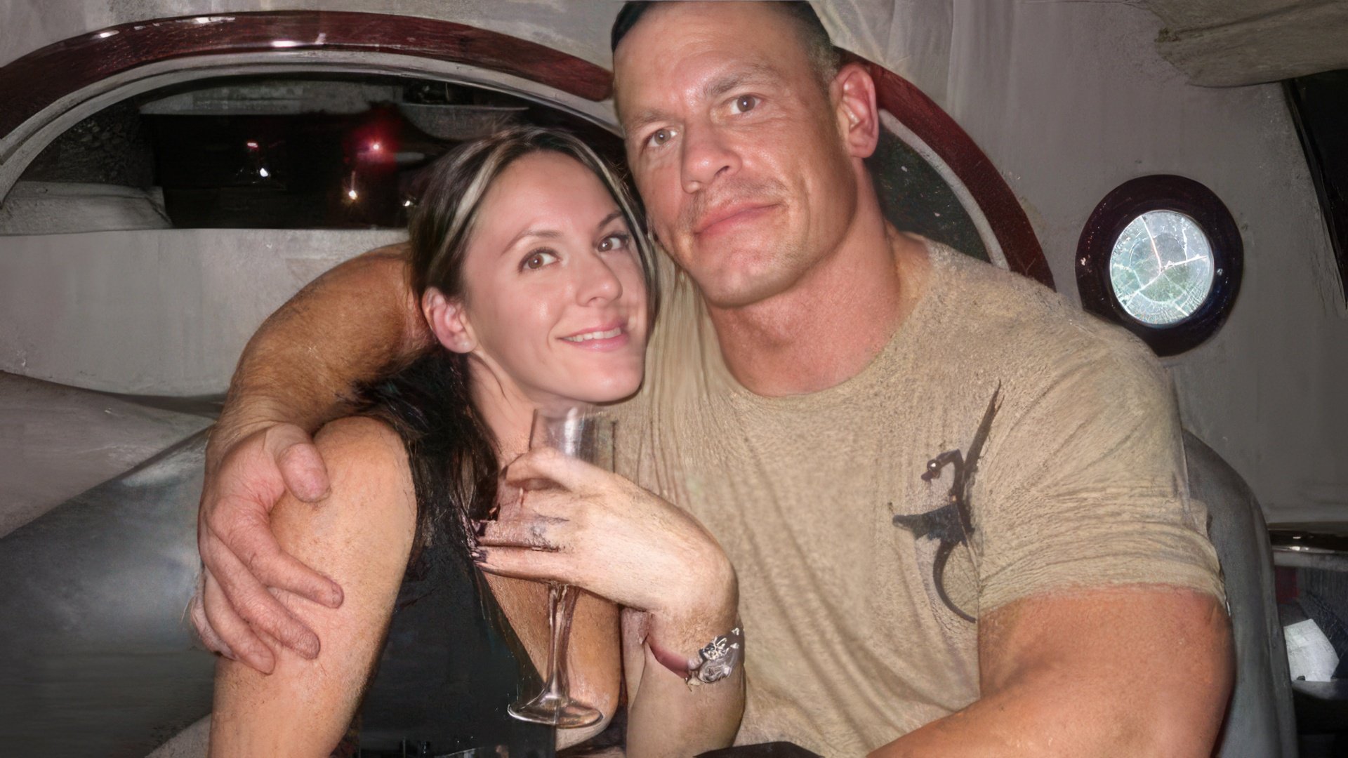 John Cena y Elizabeth Huberdeau