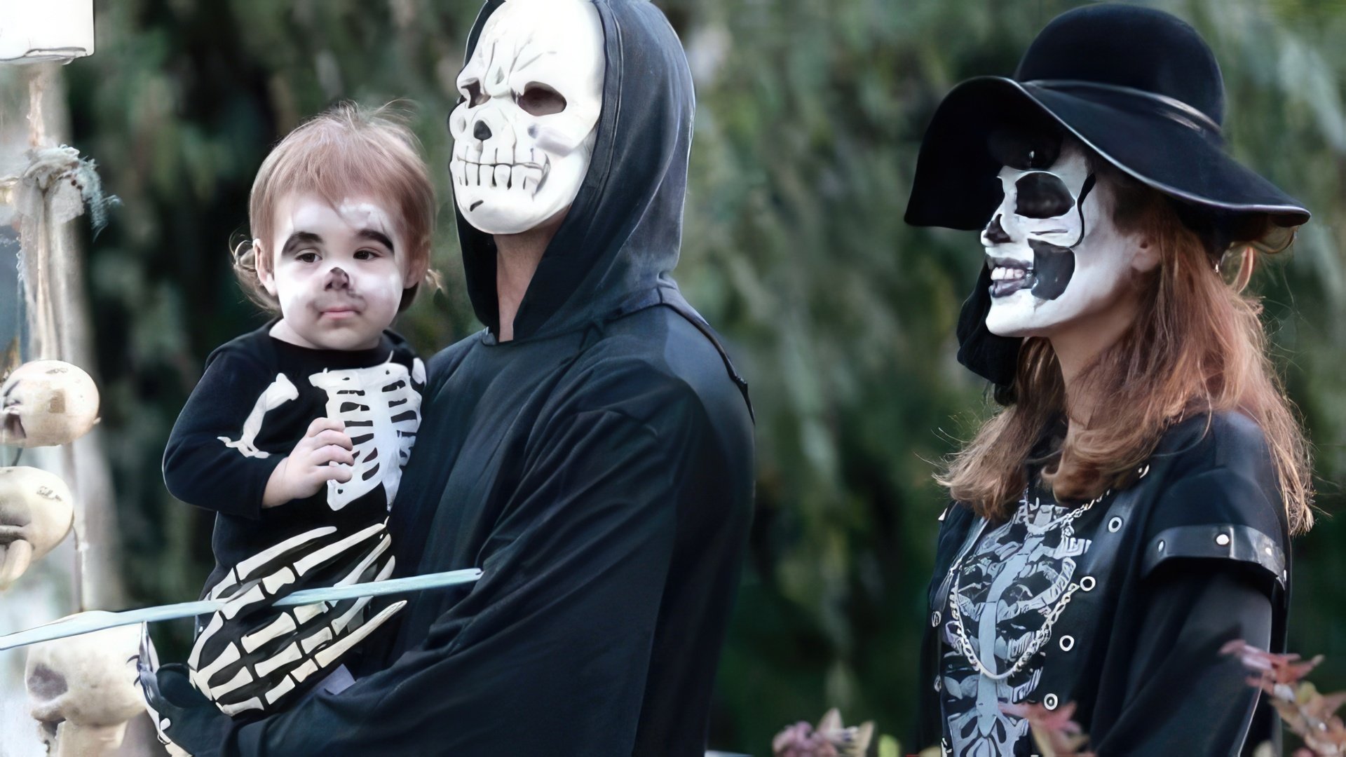 La familia Gosling celebra Halloween