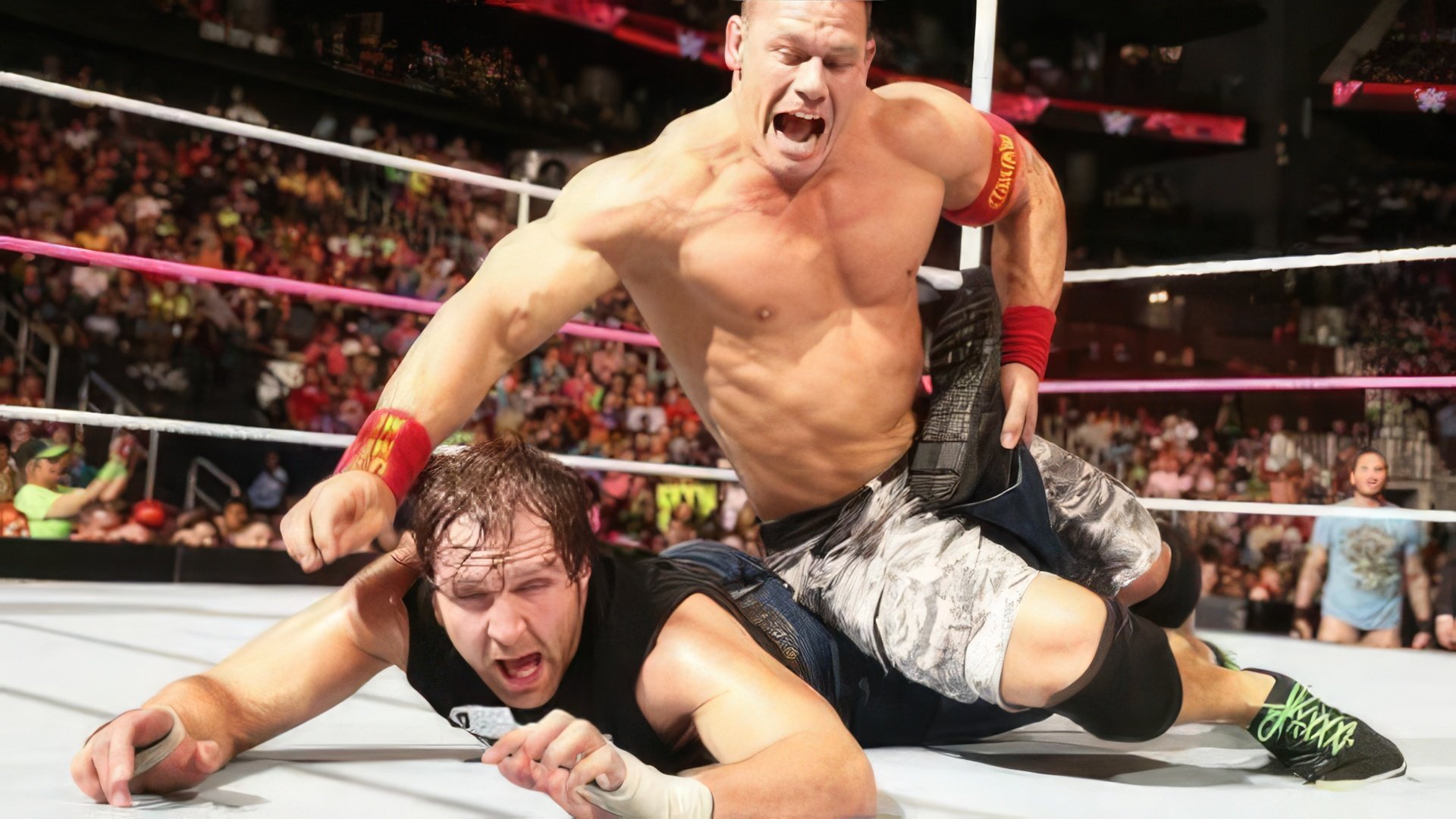El luchador John Cena en el ring