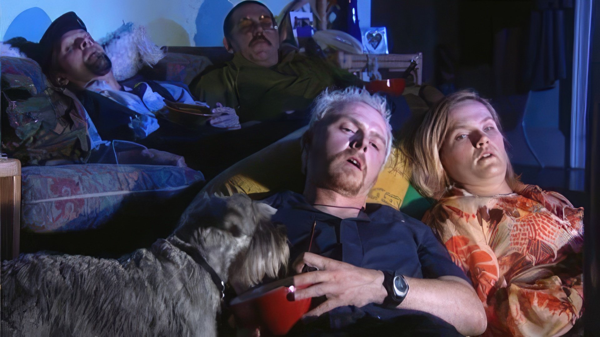 Una escena de la serie de televisión 'Spaced'