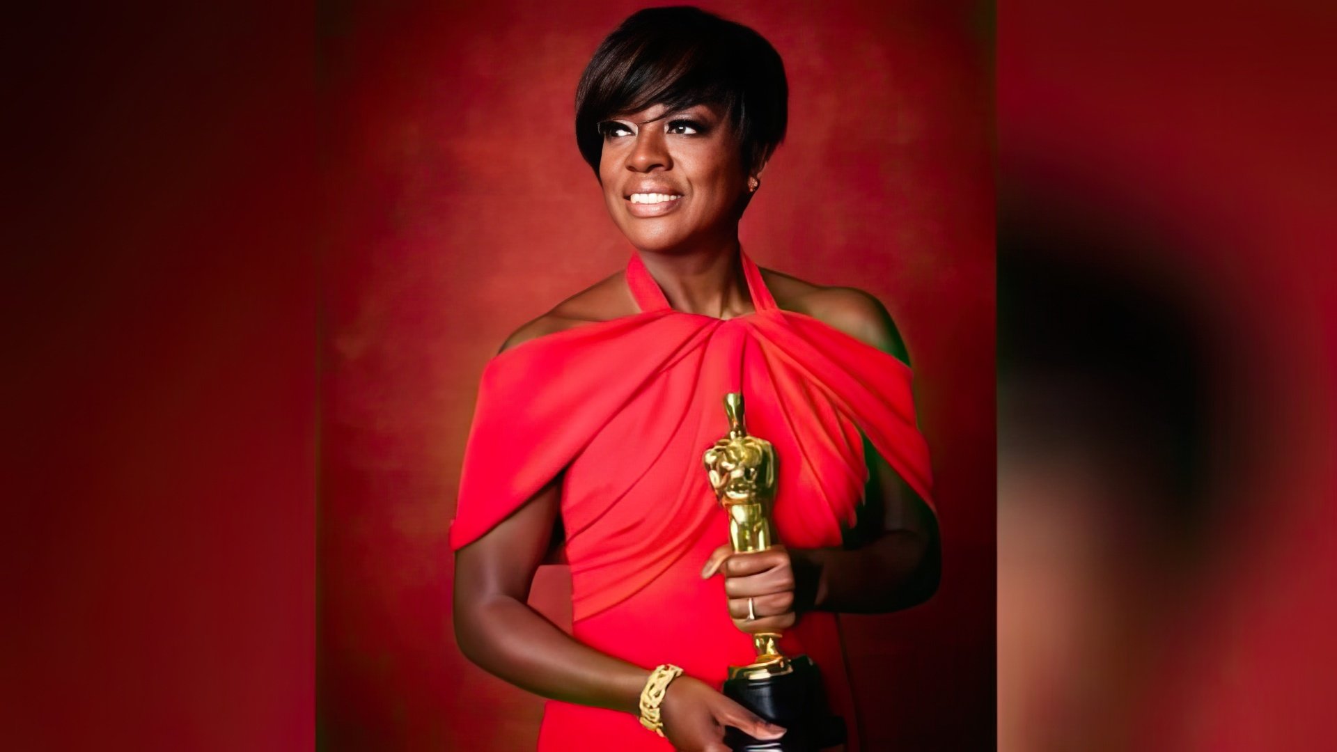 Viola Davis y su primer "Oscar" (2017)