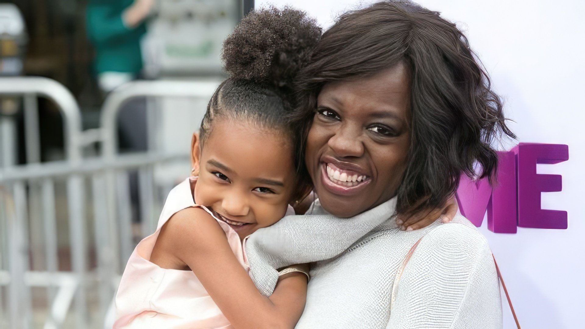Viola Davis con su hija adoptiva Genesis
