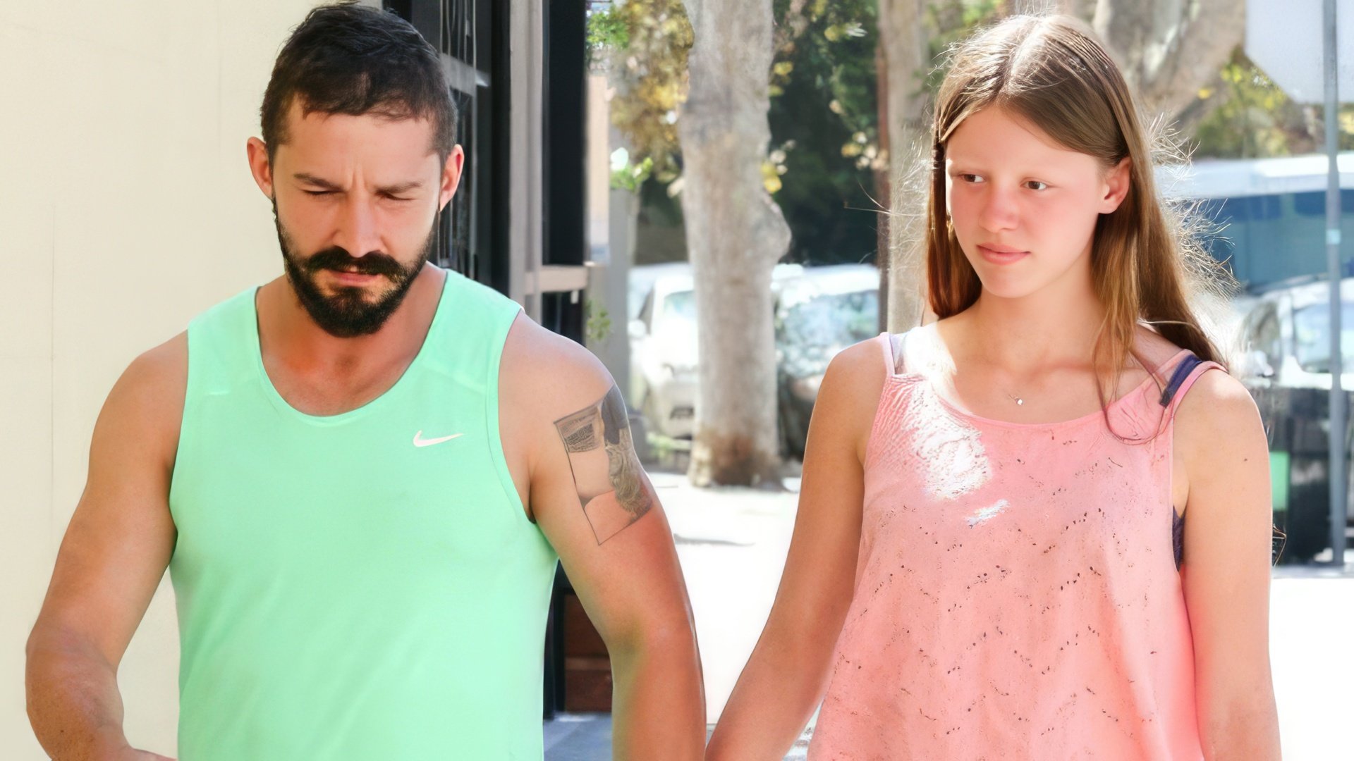 Foto de la pareja tomada por paparazzi en Los Ángeles