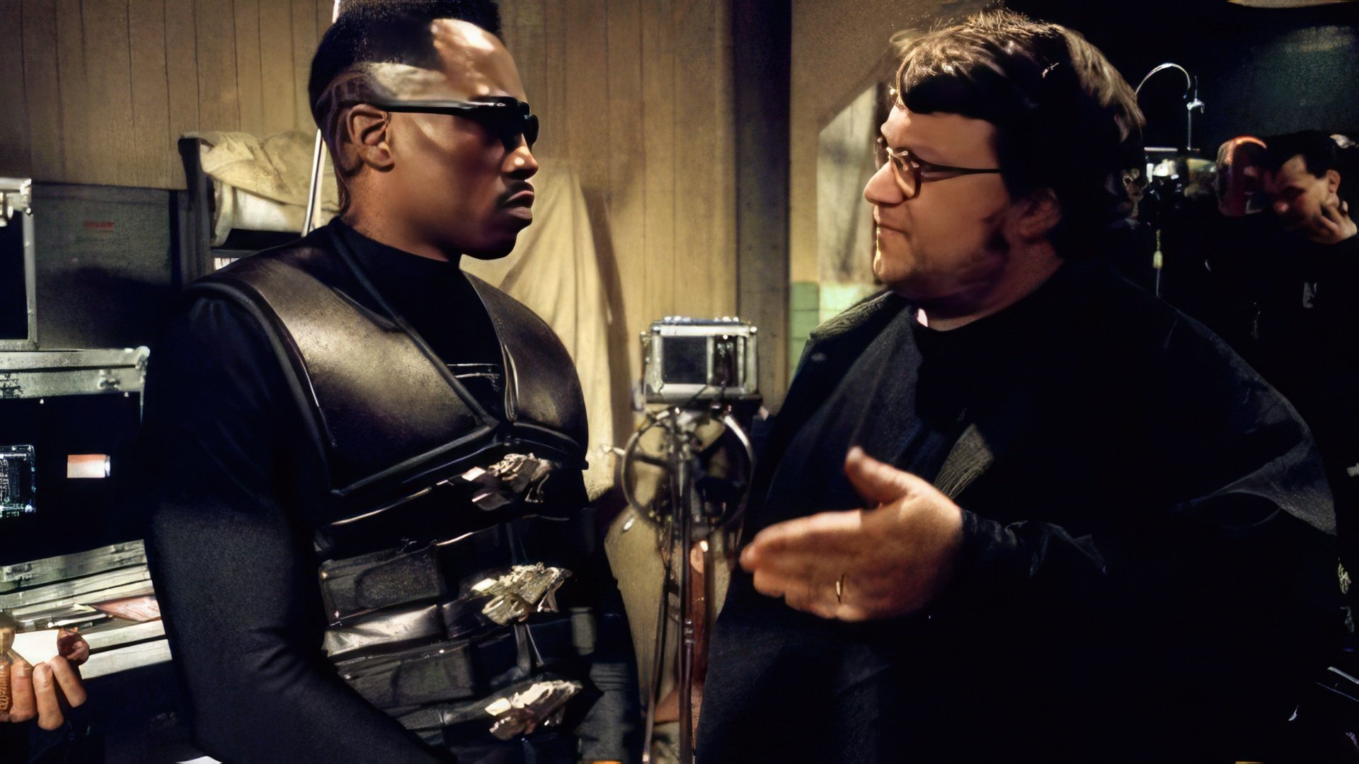 Guillermo del Toro y Wesley Snipes