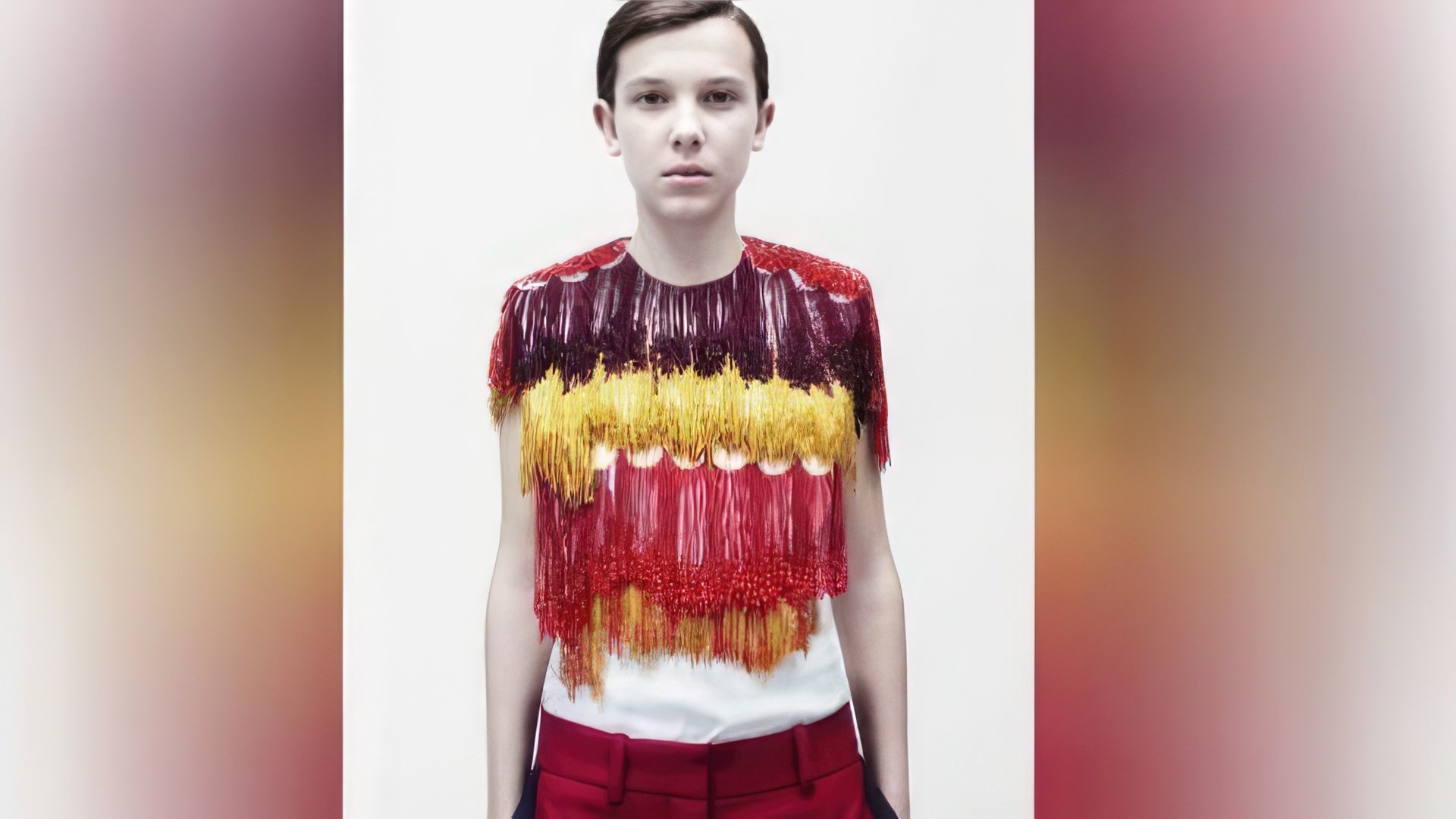 La actriz se convirtió en modelo de Calvin Klein