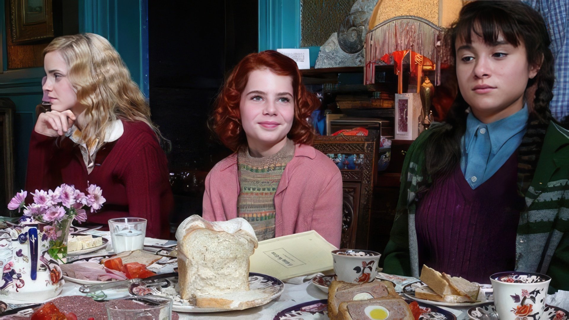 Lucy Boynton en el set de la película "Ballet Shoes"