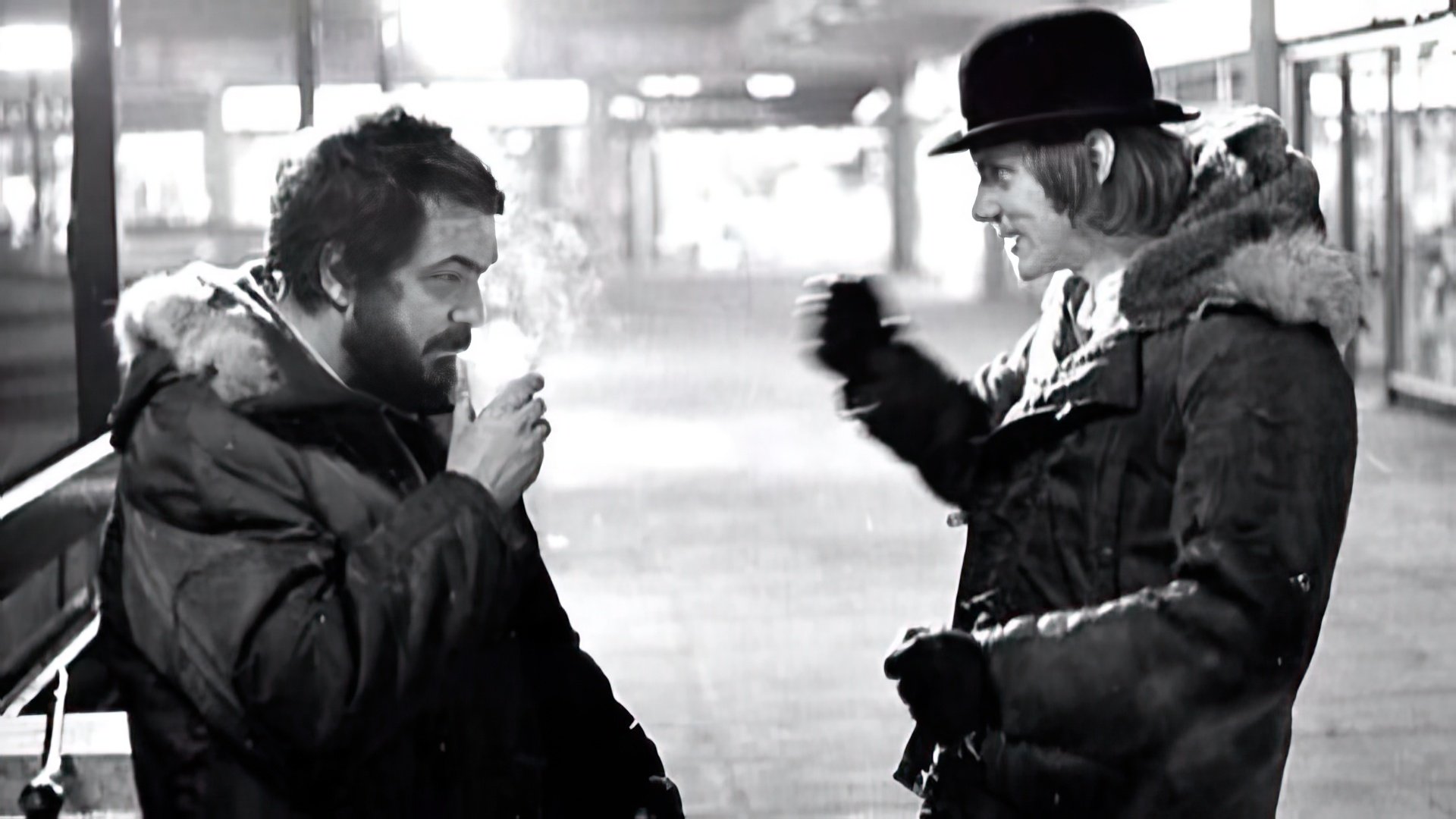 Malcolm McDowell y Stanley Kubrick