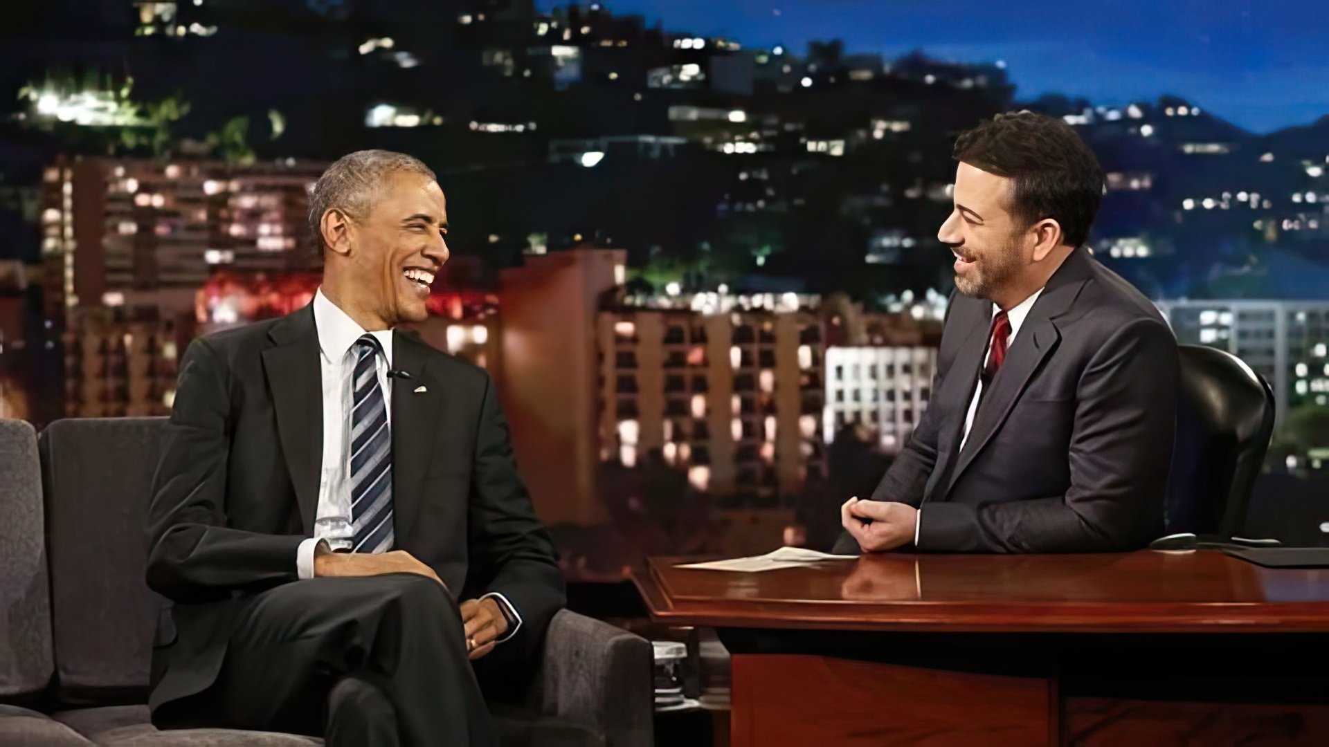 Jimmy Kimmel y Barack Obama