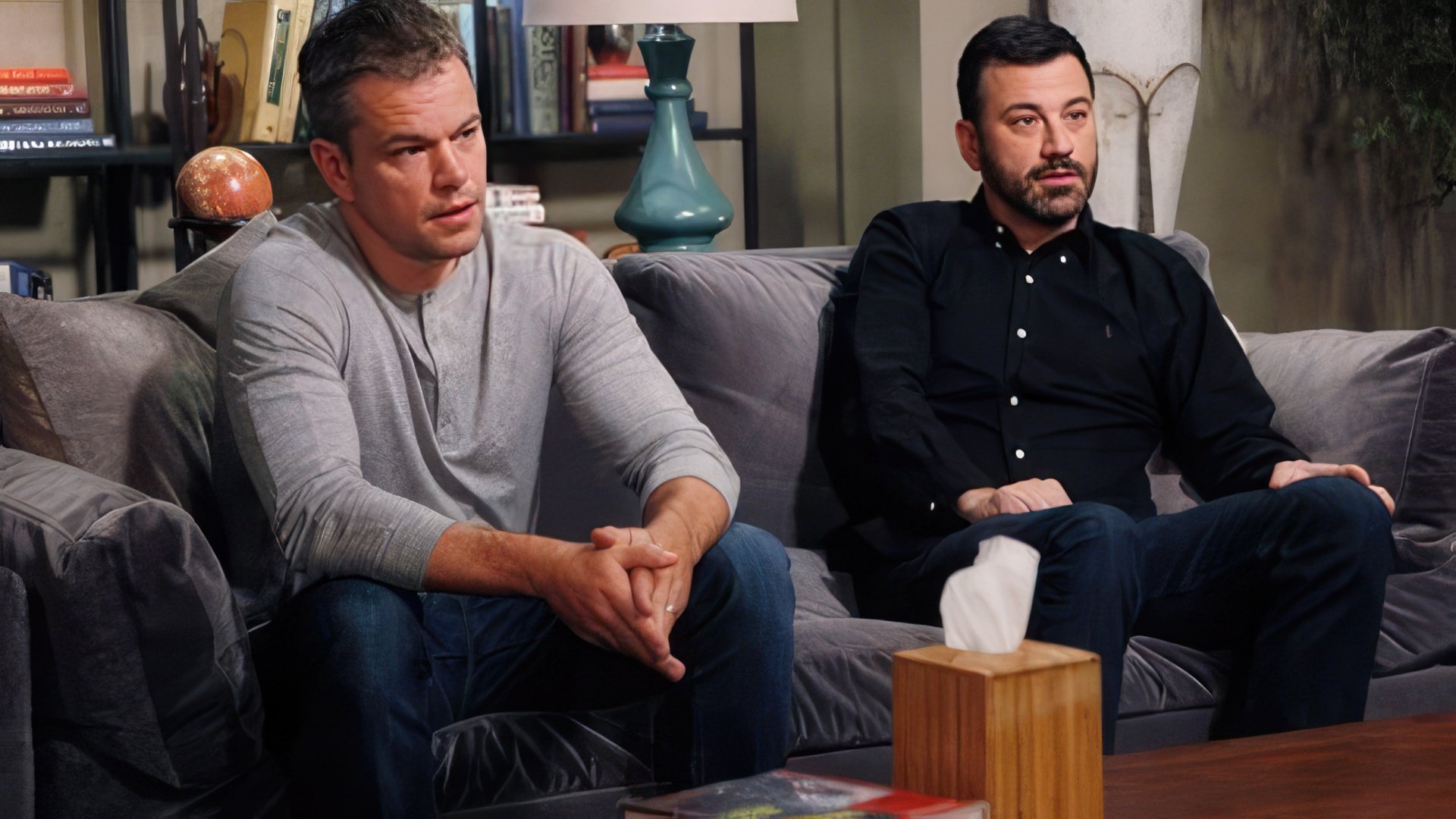 Jimmy Kimmel y Matt Damon