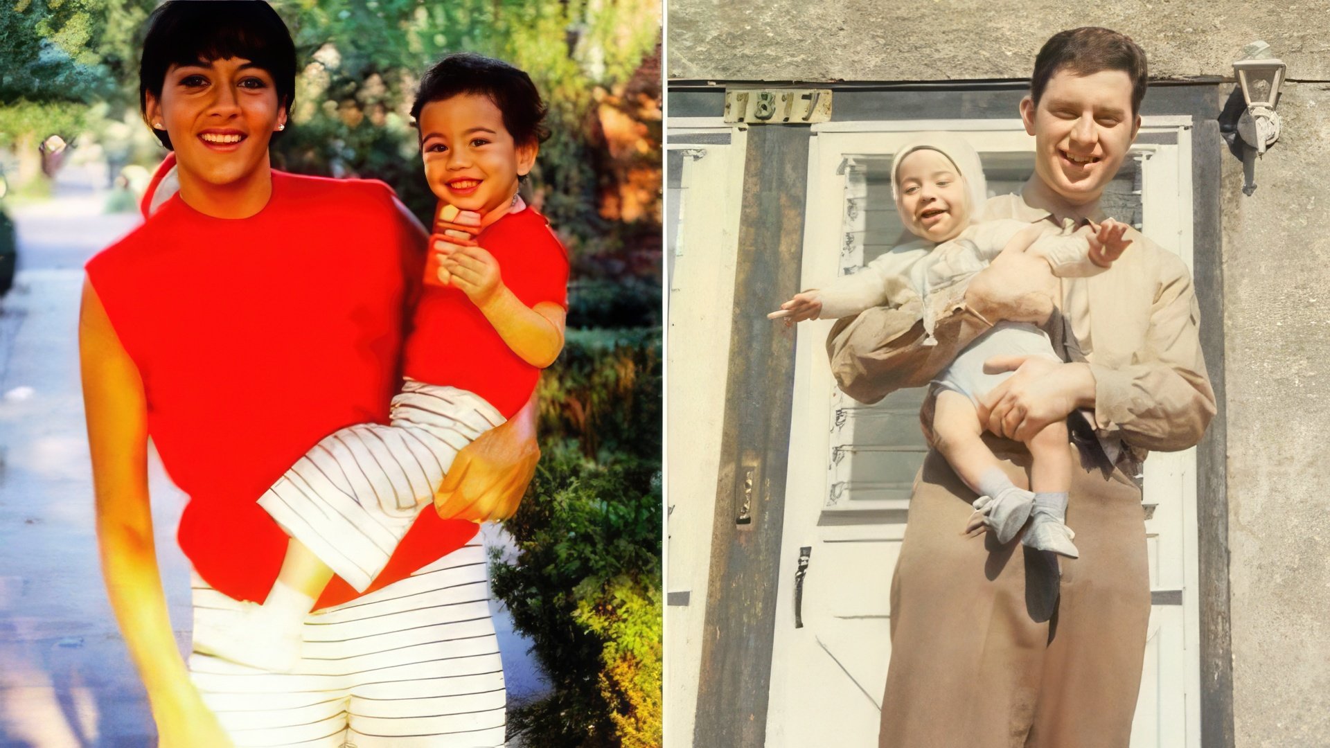 Jimmy Kimmel de niño con sus padres