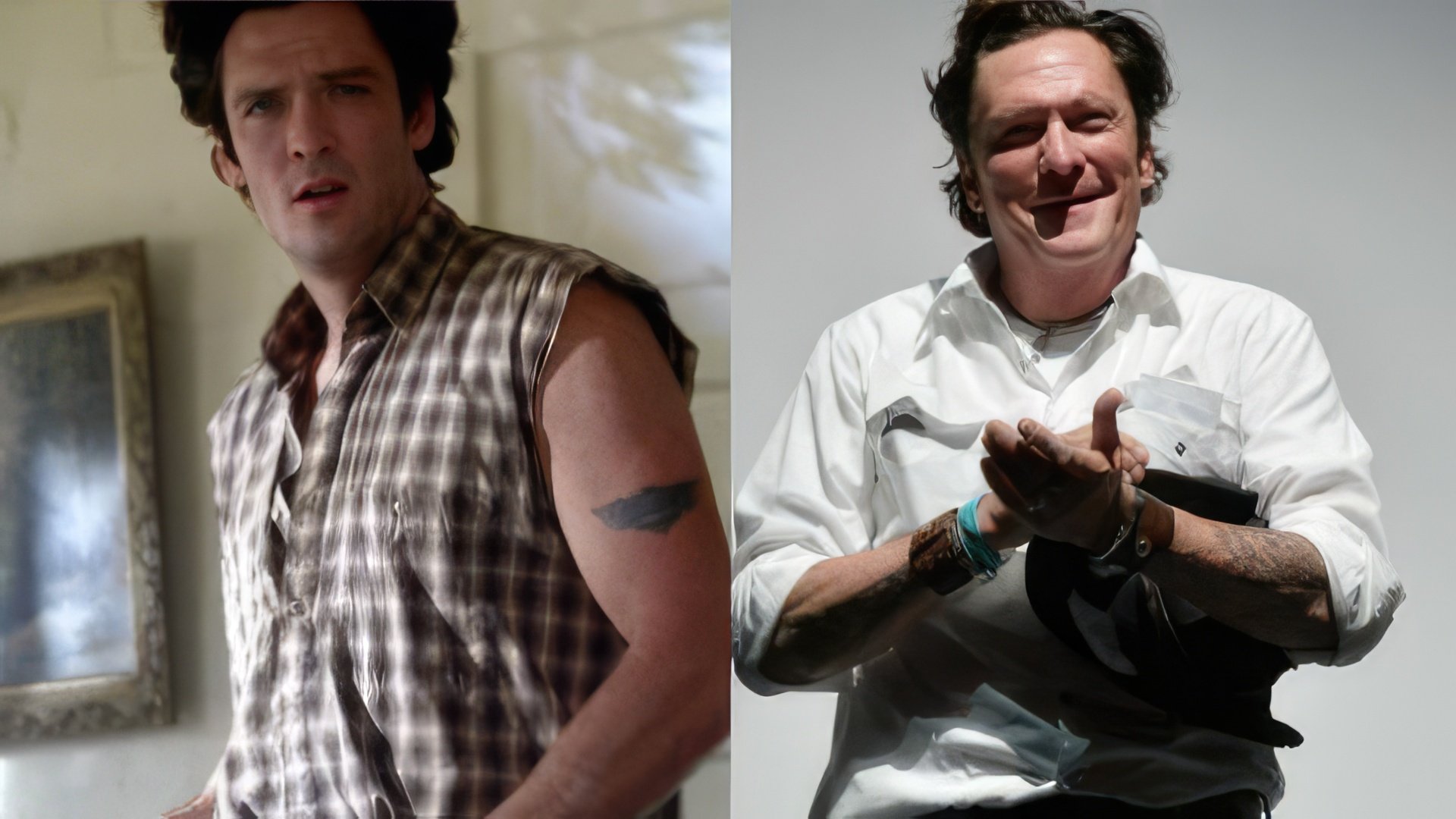 Michael Madsen en su juventud y en su madurez