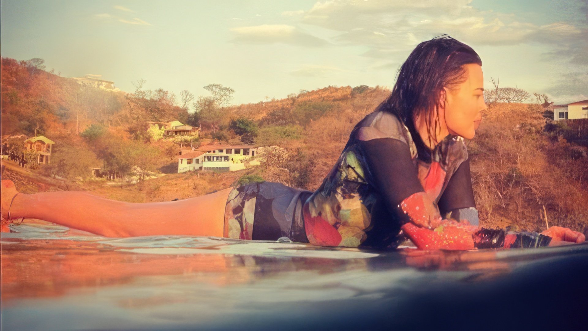 Como buena australiana, Margot Robbie adora el surf