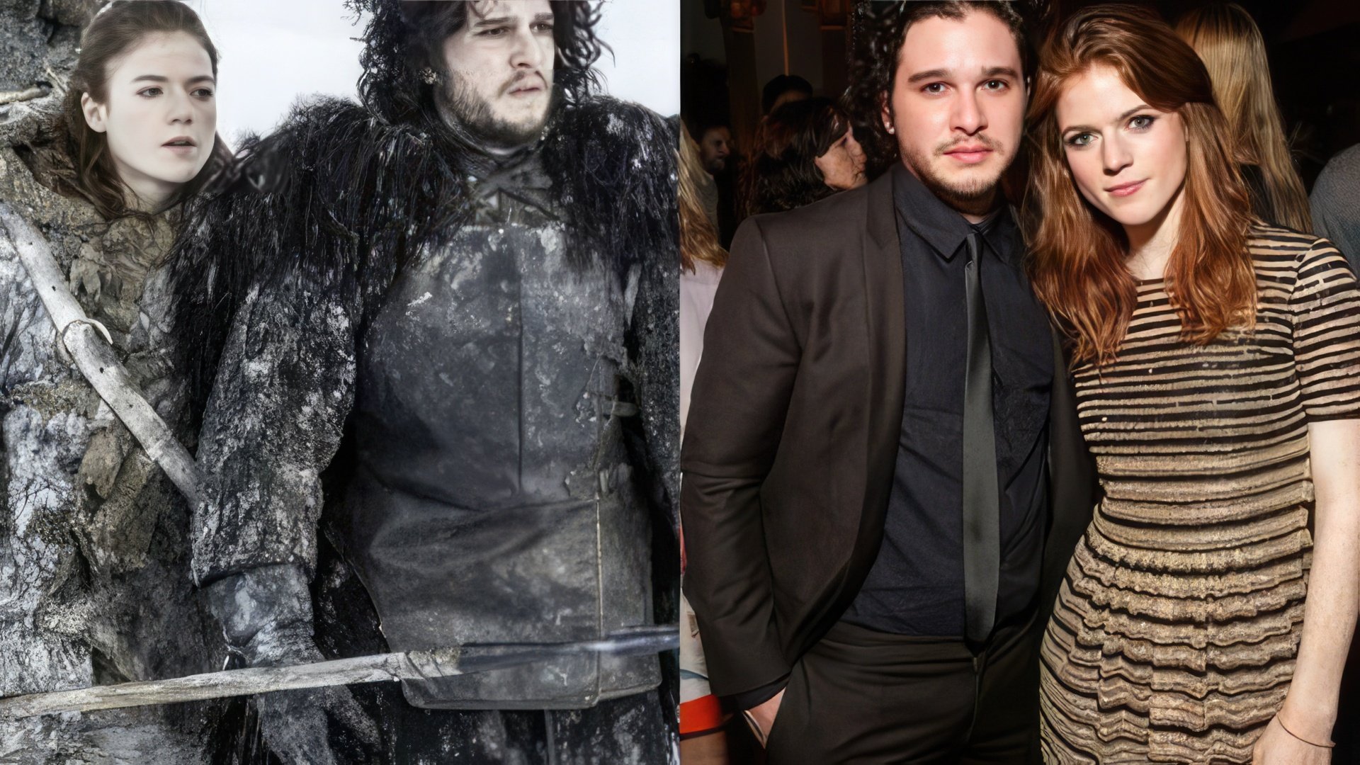 El romance de Kit Harington y Rose Leslie cobró vida