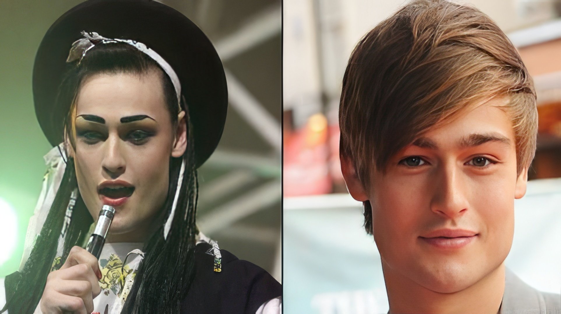 Douglas Booth se afeitó las cejas para el papel de Boy George