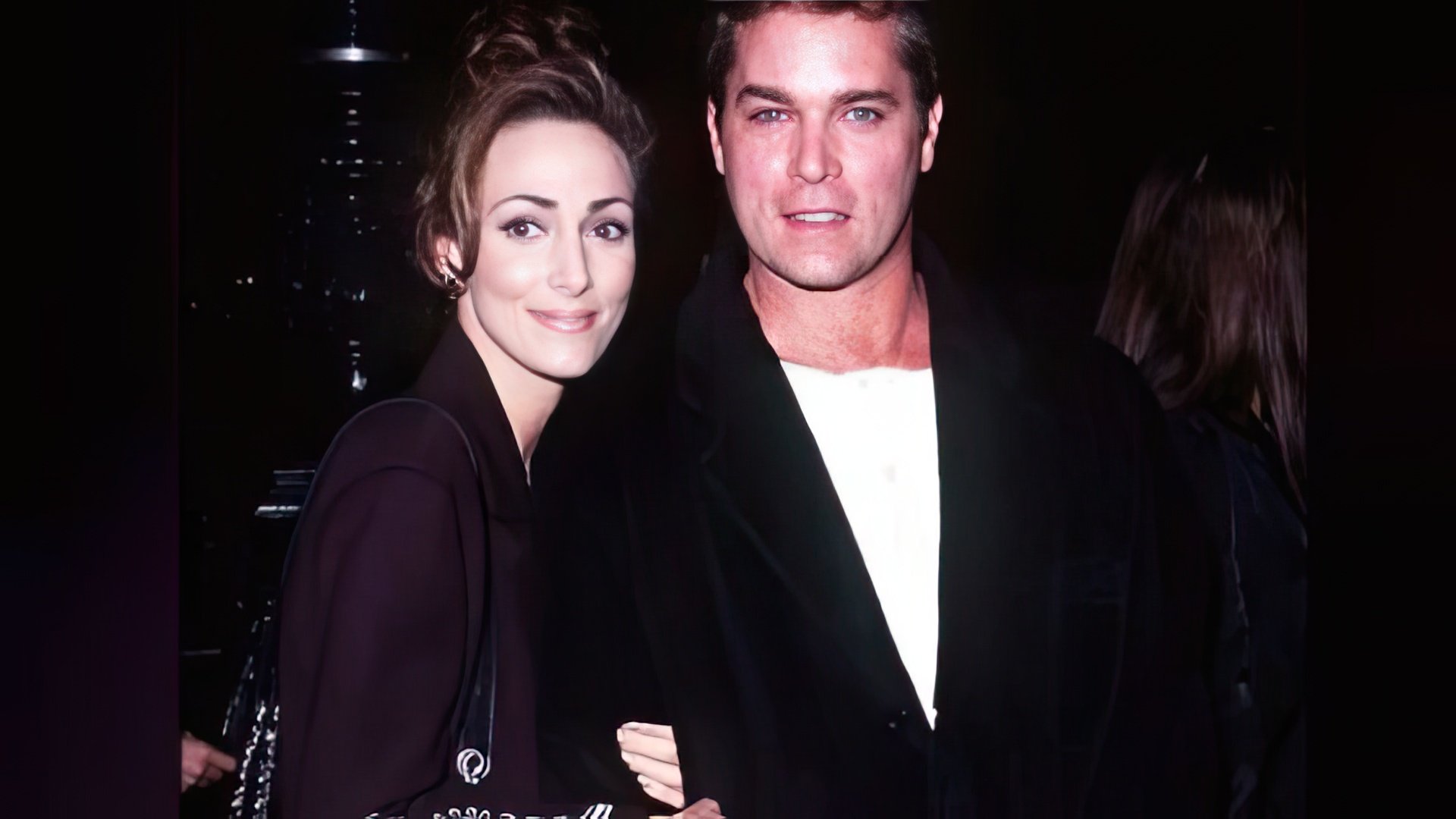 Michelle Grace y Ray Liotta en su juventud