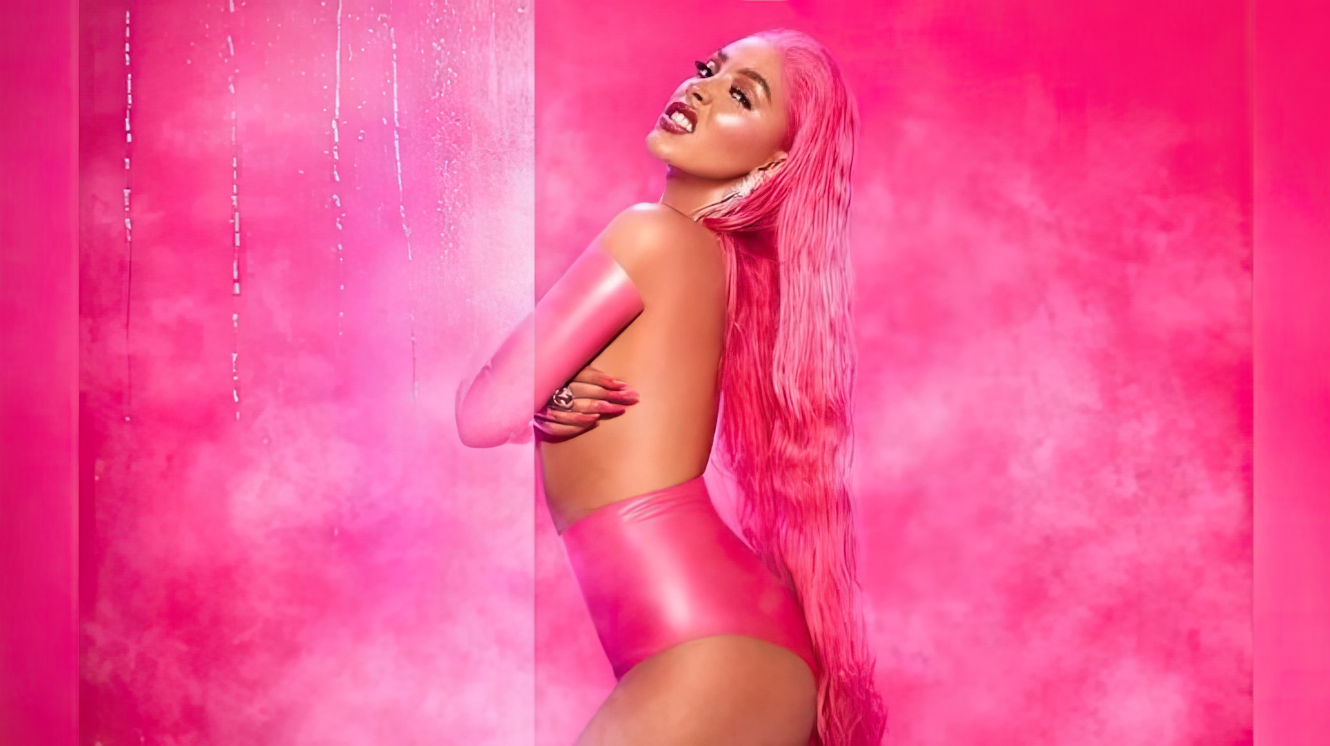 Doja Cat en la portada de Hot Pink
