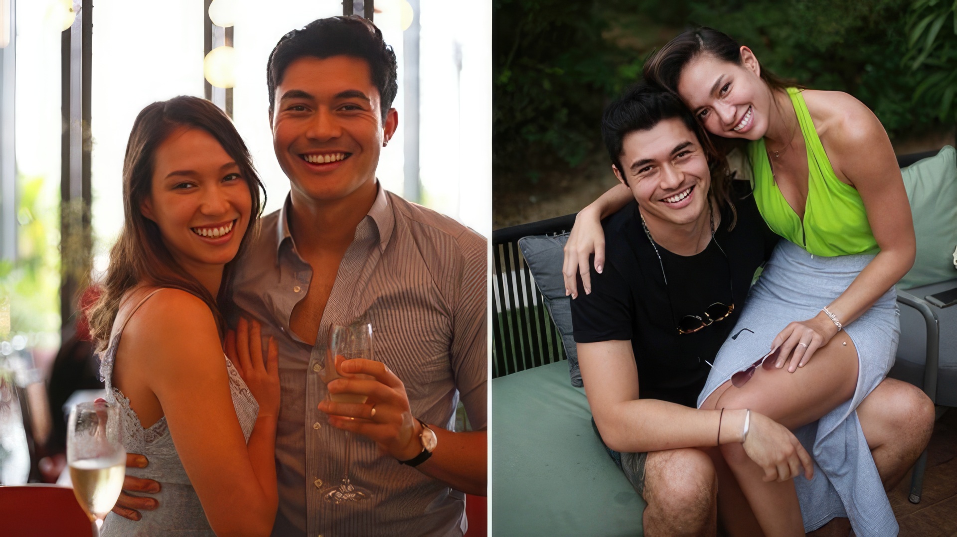 Henry Golding y su esposa Liv Lo