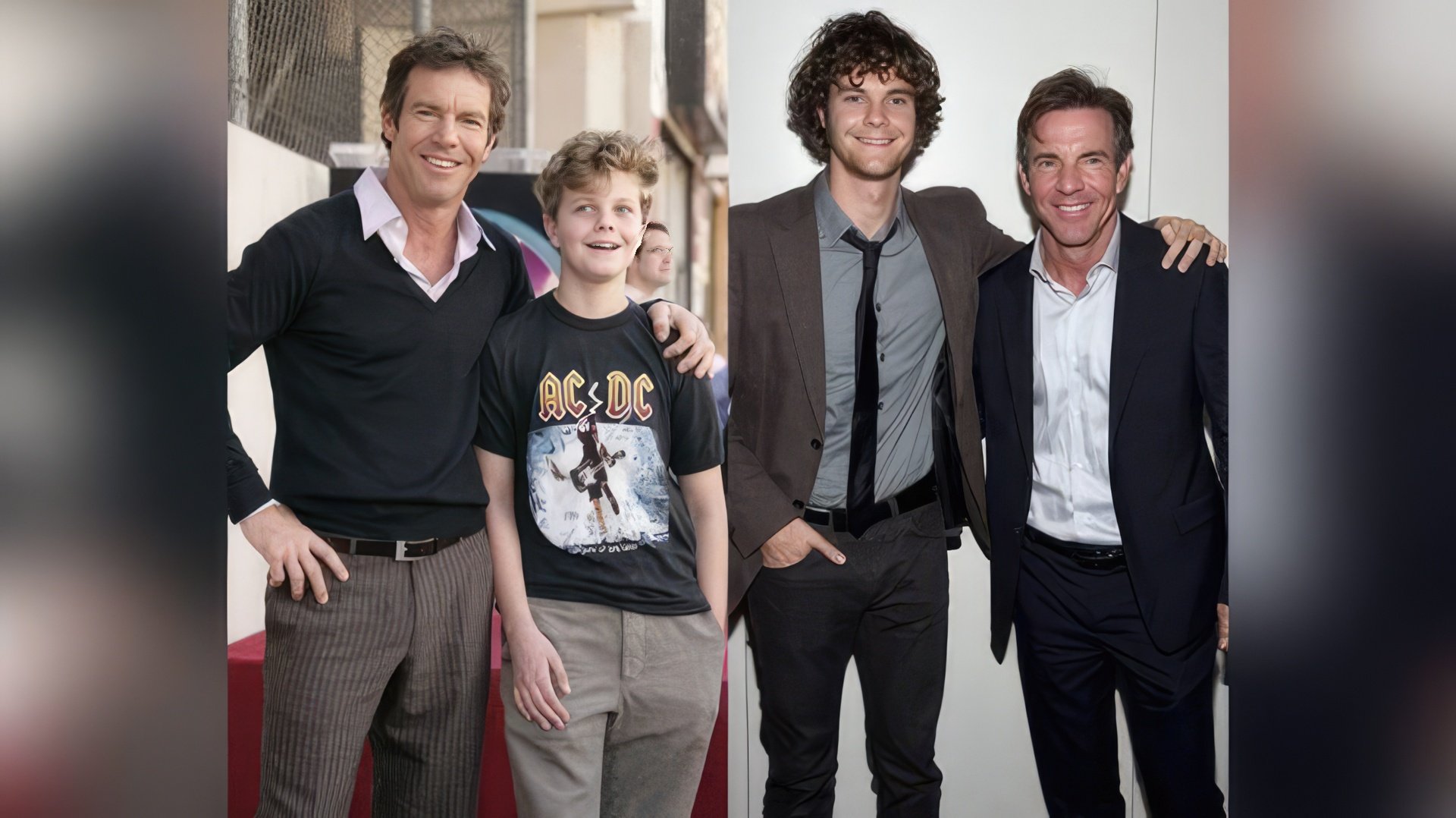 Dennis Quaid con su hijo Jack