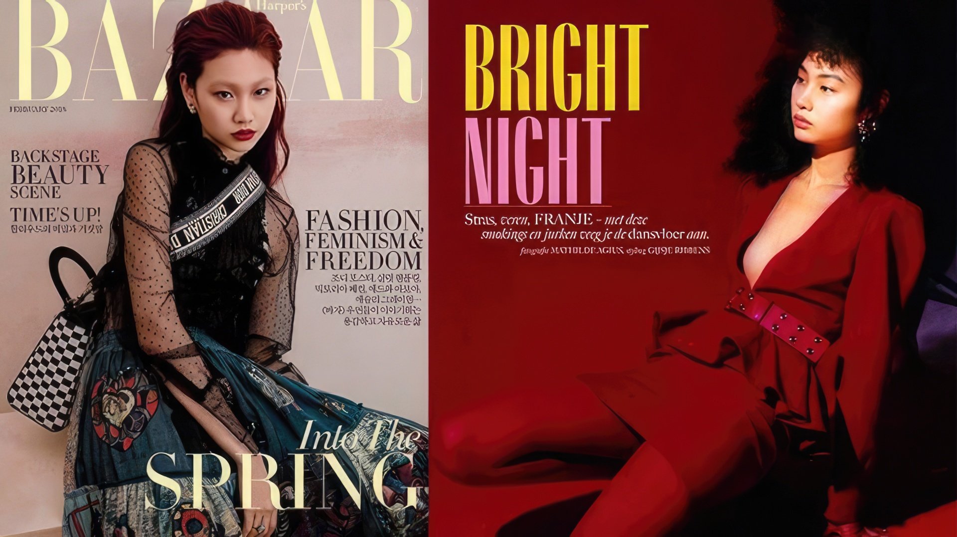 Jung Ho Yeon aparece a menudo en las portadas de revistas de moda