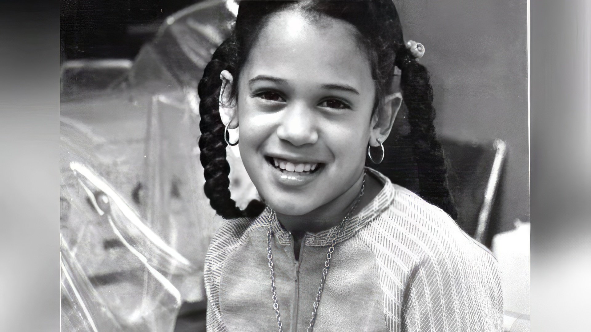 Kamala Harris de niña
