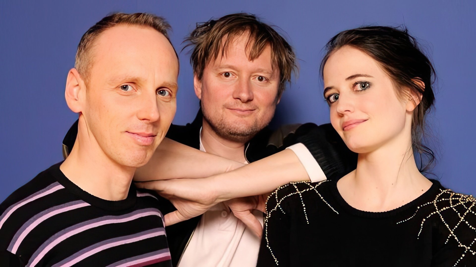 Con los actores de 'Perfect Sense'