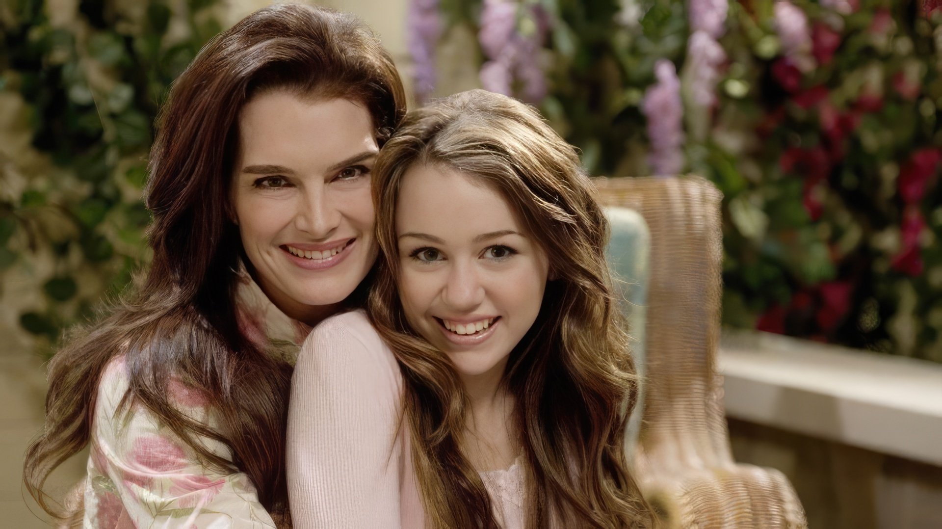 Brooke Shields y Miley Cyrus