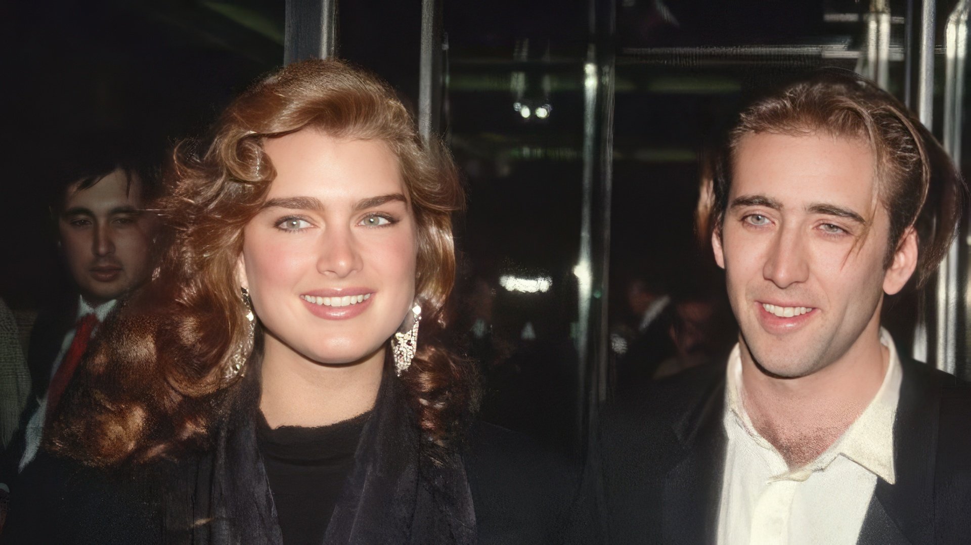 Brooke Shields y Nicolas Cage