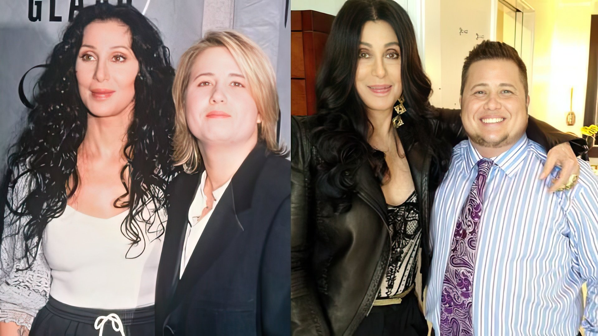 Chaz Bono con su madre