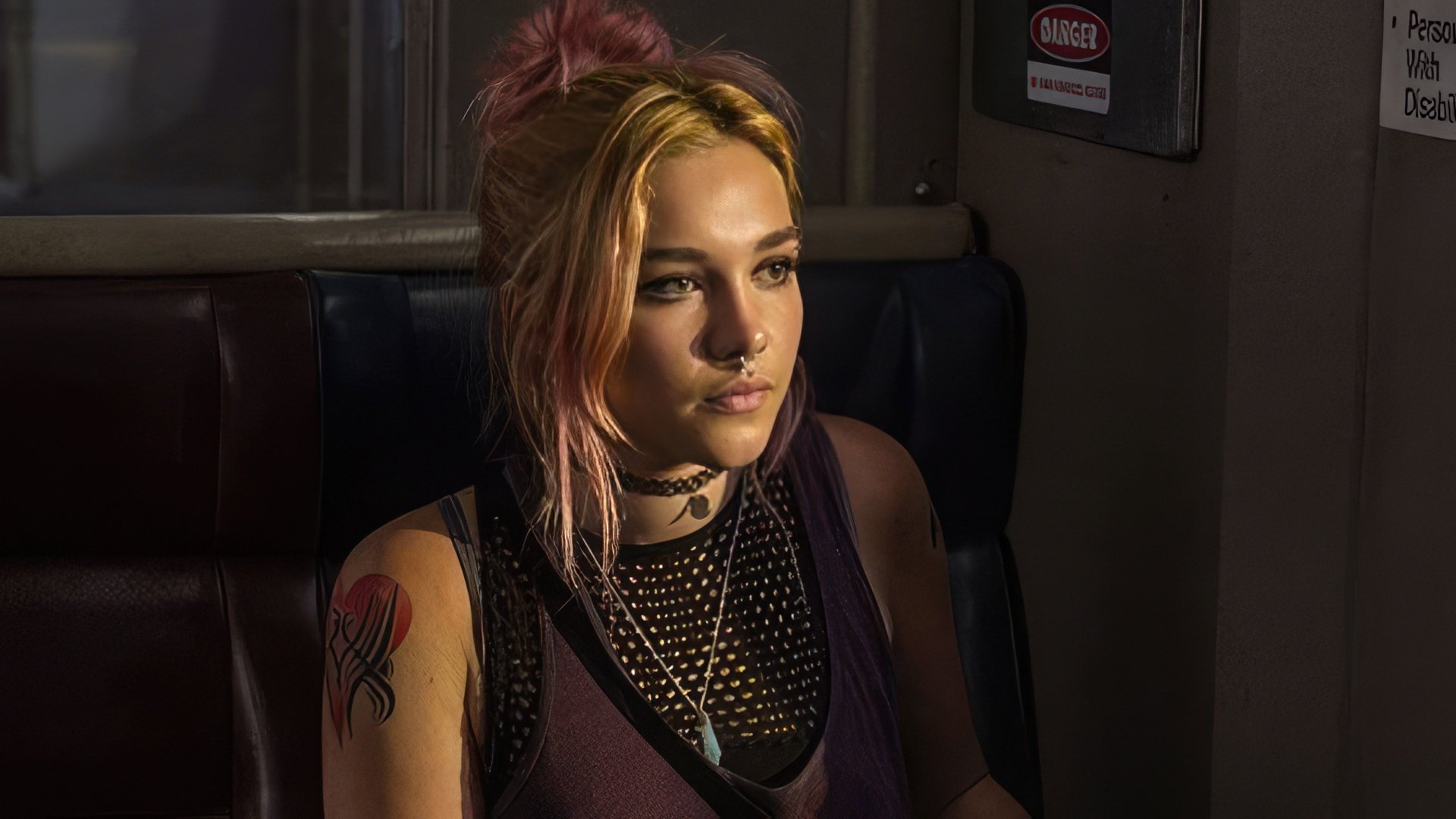 Florence Pugh en The Commuter